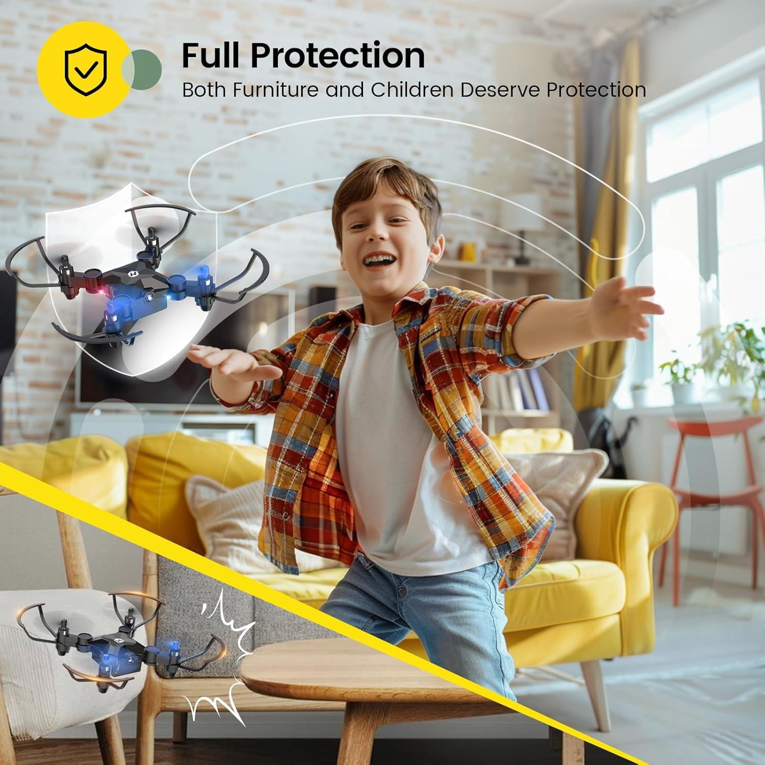 Dron Mini Holy Stone HS190 Plegable para Niños Azul