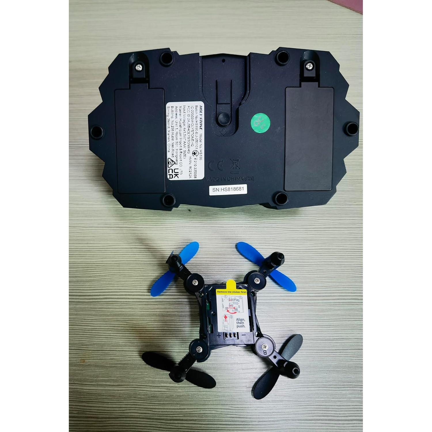 Dron Mini Holy Stone HS190 Plegable para Niños Azul