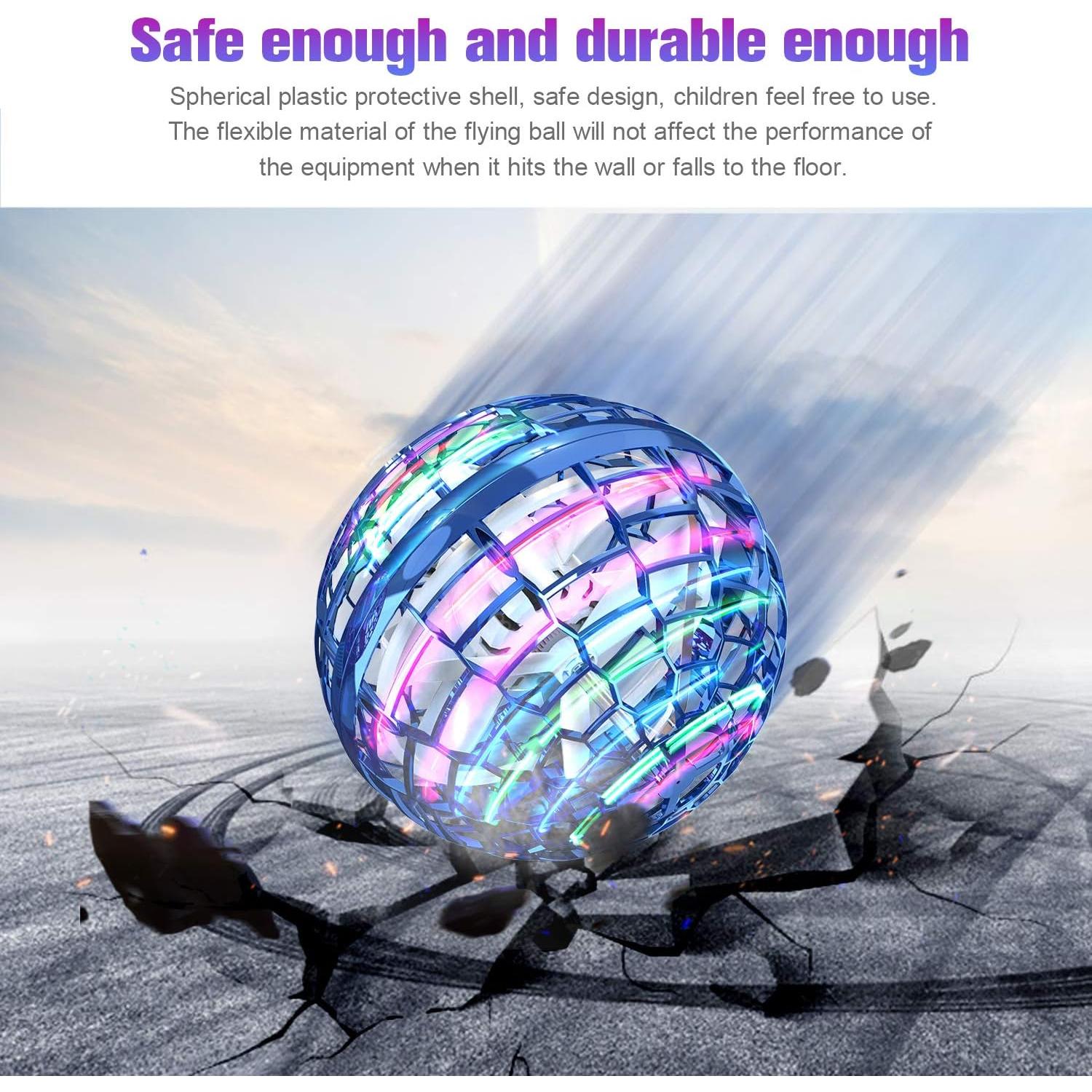 Globo Volador Azul Toy Town - Juguete Dron Giratorio RGB