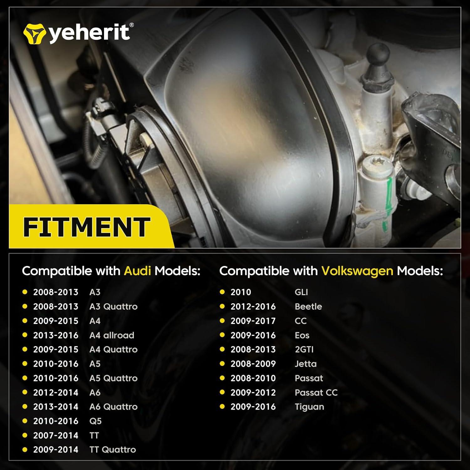 Cubierta Superior Cadena de Tiempo Motor YEHERIT para VW/Audi