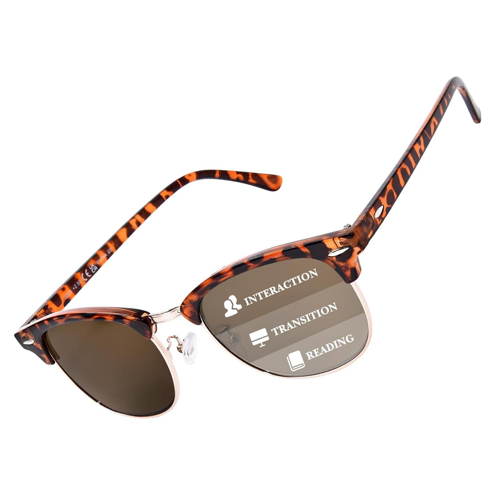 Gafas de lectura progresivas OPTOFENDY medio marco UV400