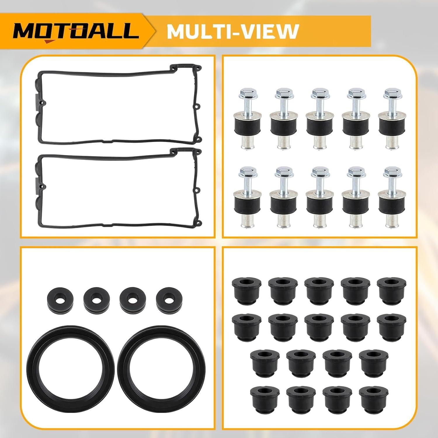 Juego de Juntas de Tapa de Válvula MOTOALL 11127513194/11127513195 para BMW