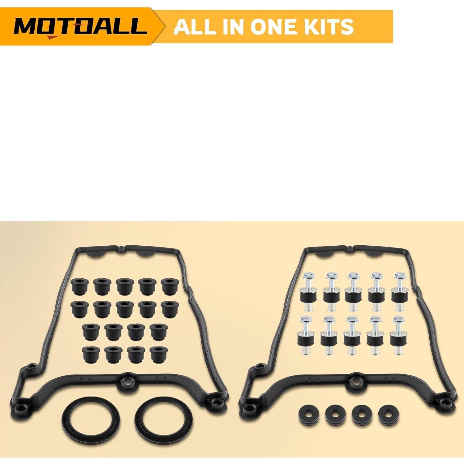Juego de Juntas de Tapa de Válvula MOTOALL 11127513194/11127513195 para BMW