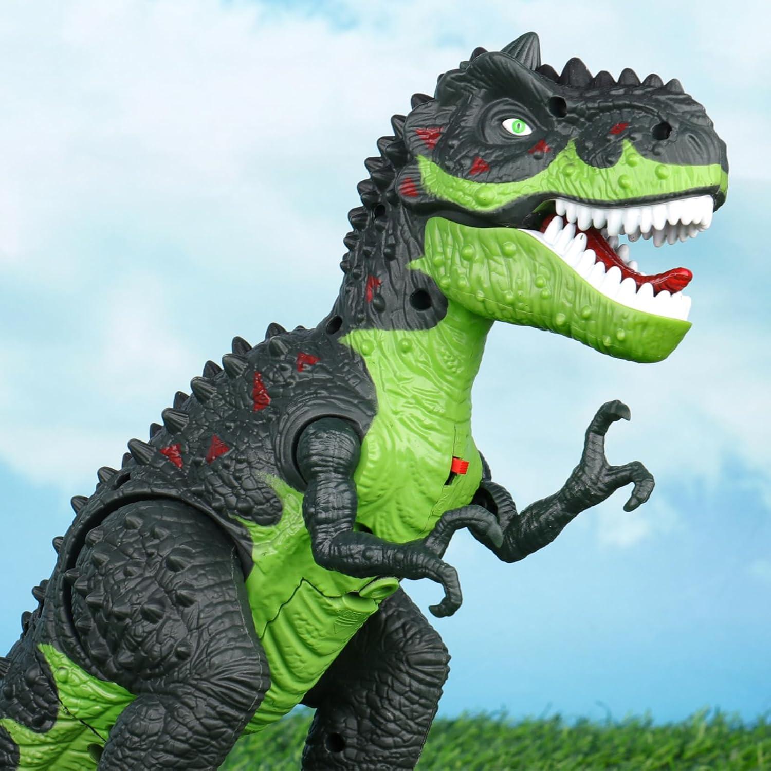 Juguete Dinosaurio Eléctrico T-Rex AHCo. con Sonidos y Luz