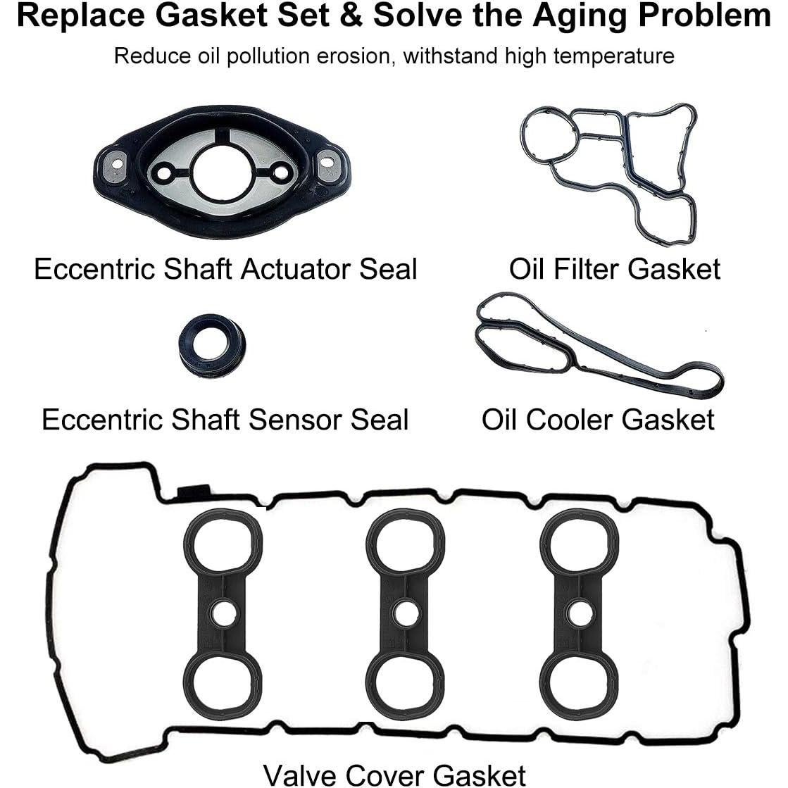 Juego de Juntas de Tapa de Válvula YouVbeen para BMW N52 3.0L