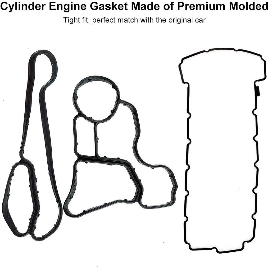 Juego de Juntas de Tapa de Válvula YouVbeen para BMW N52 3.0L
