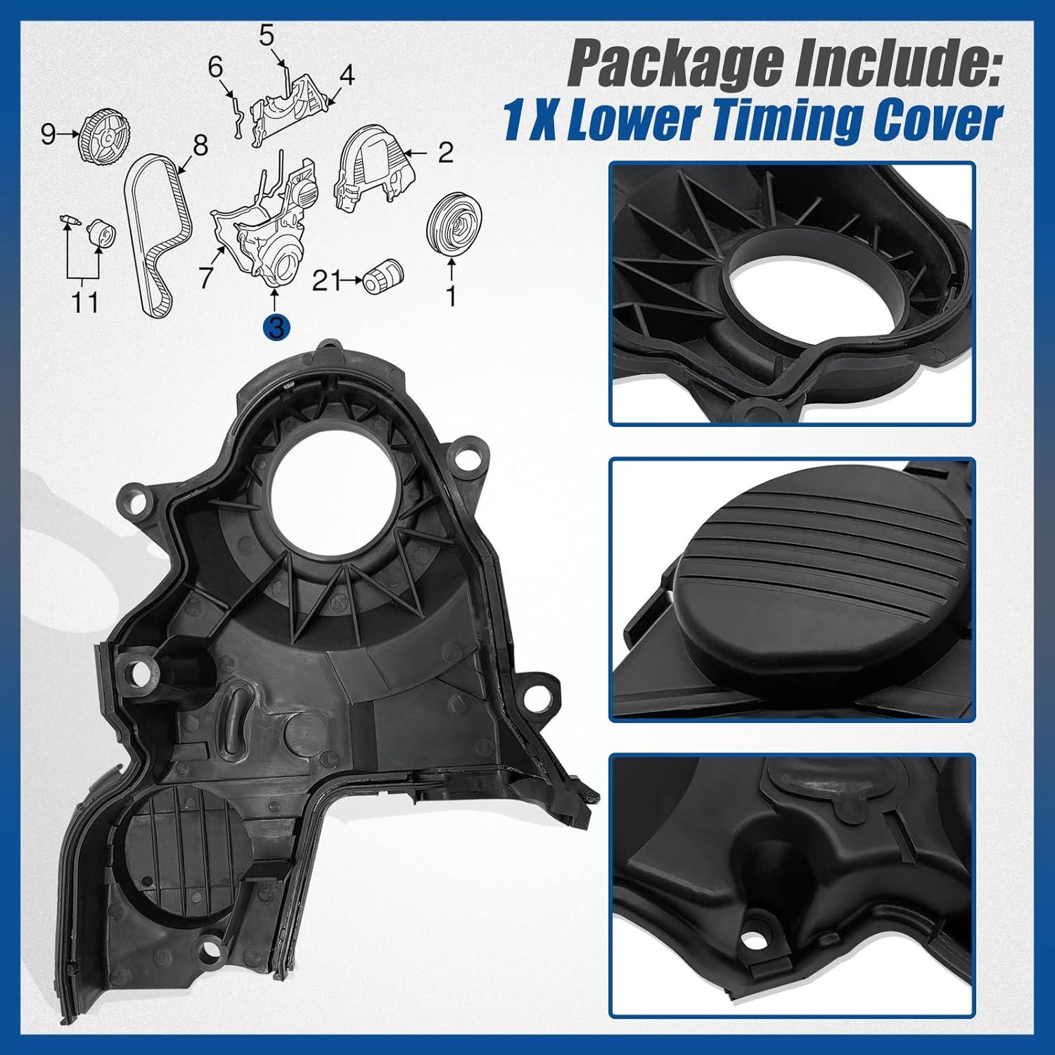 Cubierta Inferior del Tiempo PMFCA 11811-PLC-000 Honda Civic 2001-2005