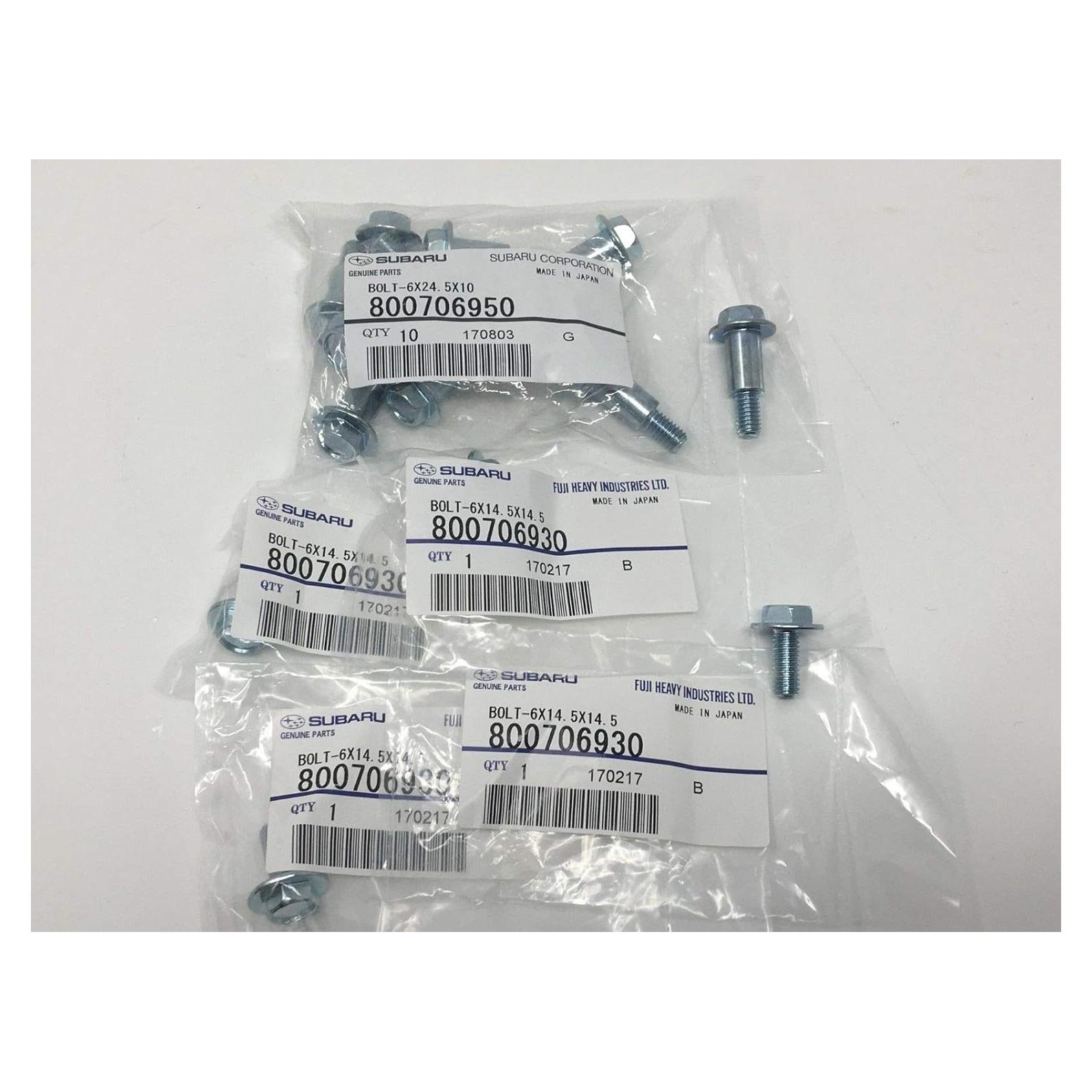 Kit de Tornillos de Cubierta de Correa de Distribución Subaru OEM