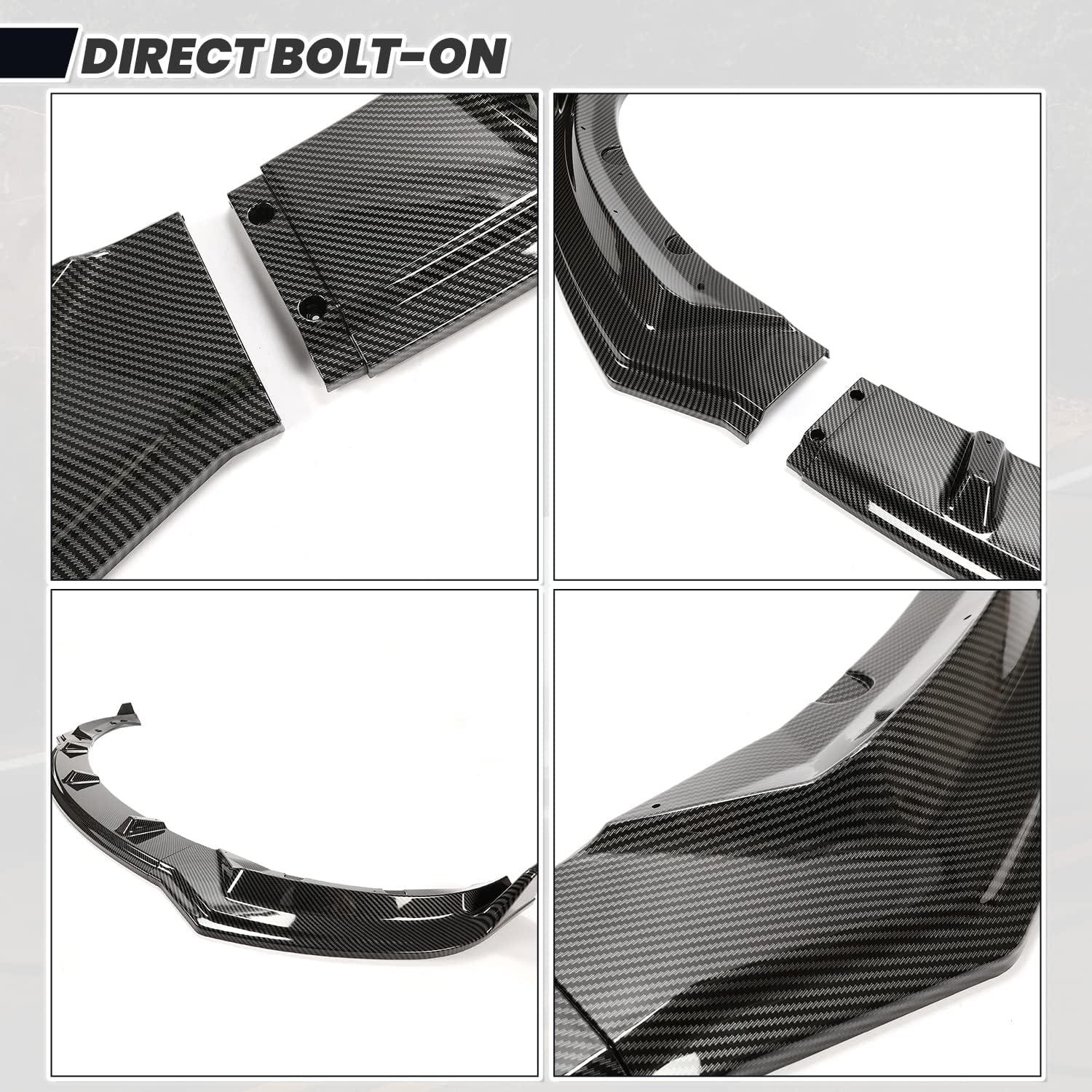 Kit de Labio de Parachoques Frontal Kojem para Tesla Model 3 2017-2023