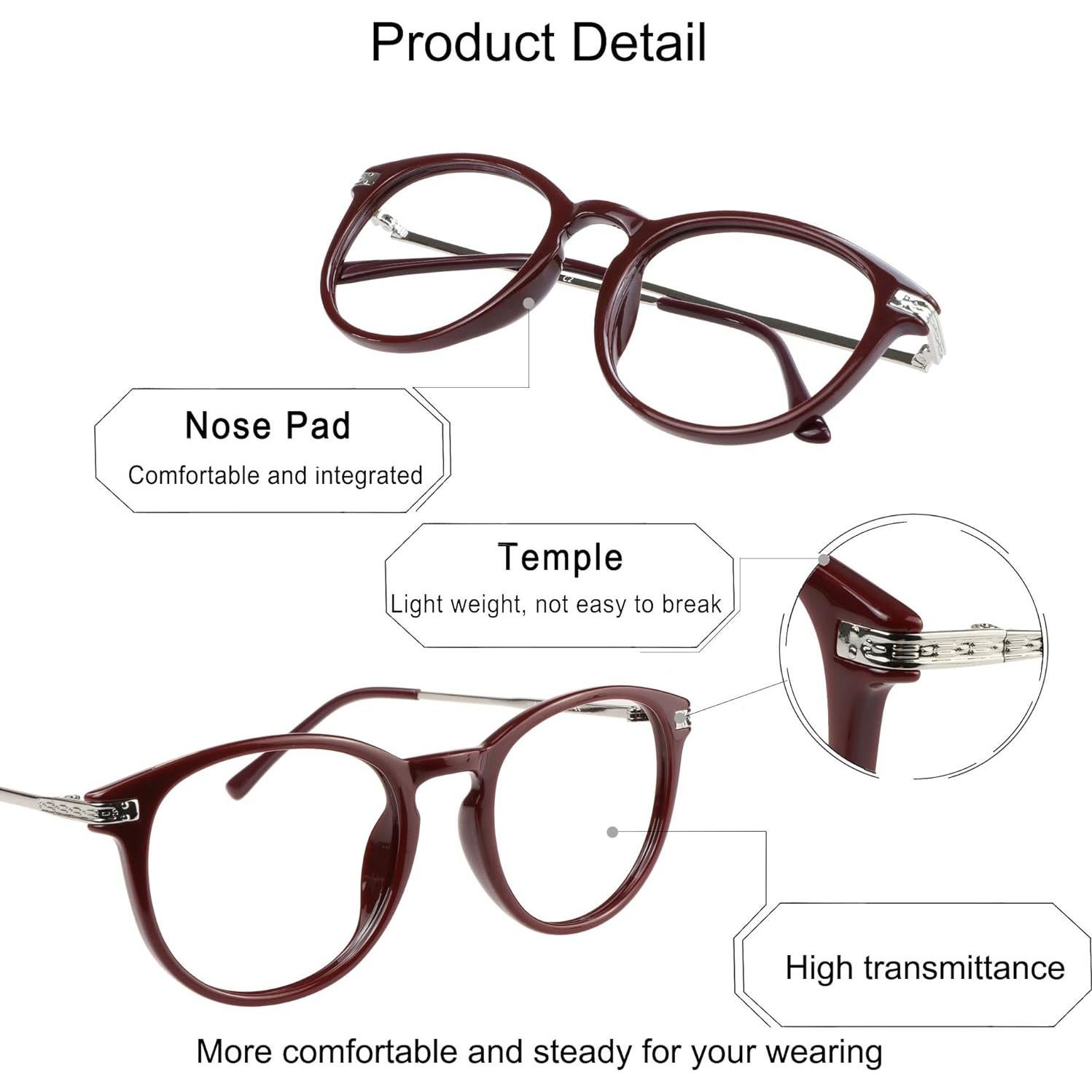 Gafas Bifocales YEIN con Lentes Antiluz Azul +0.75/+3.25