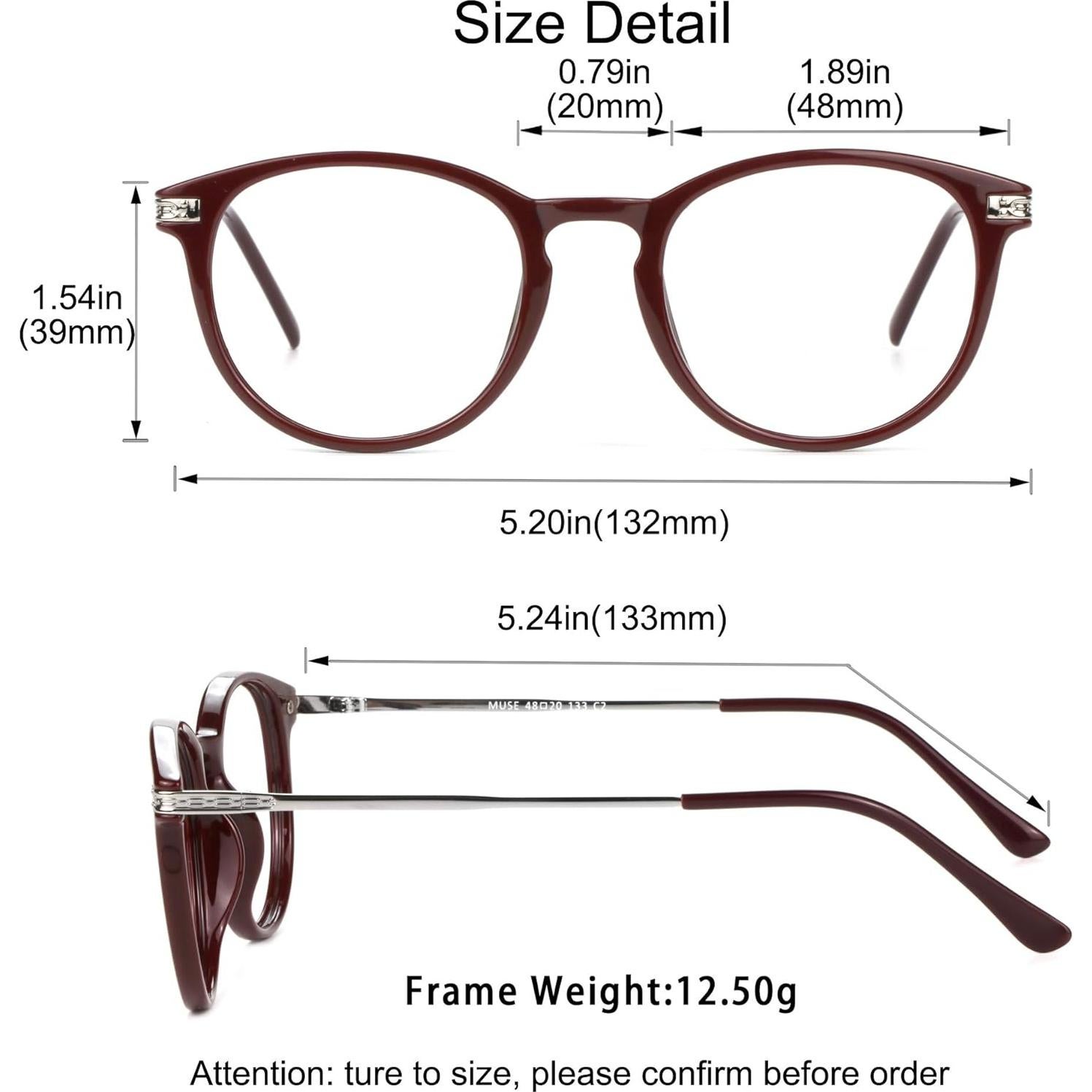 Gafas Bifocales YEIN con Lentes Antiluz Azul +0.75/+3.25