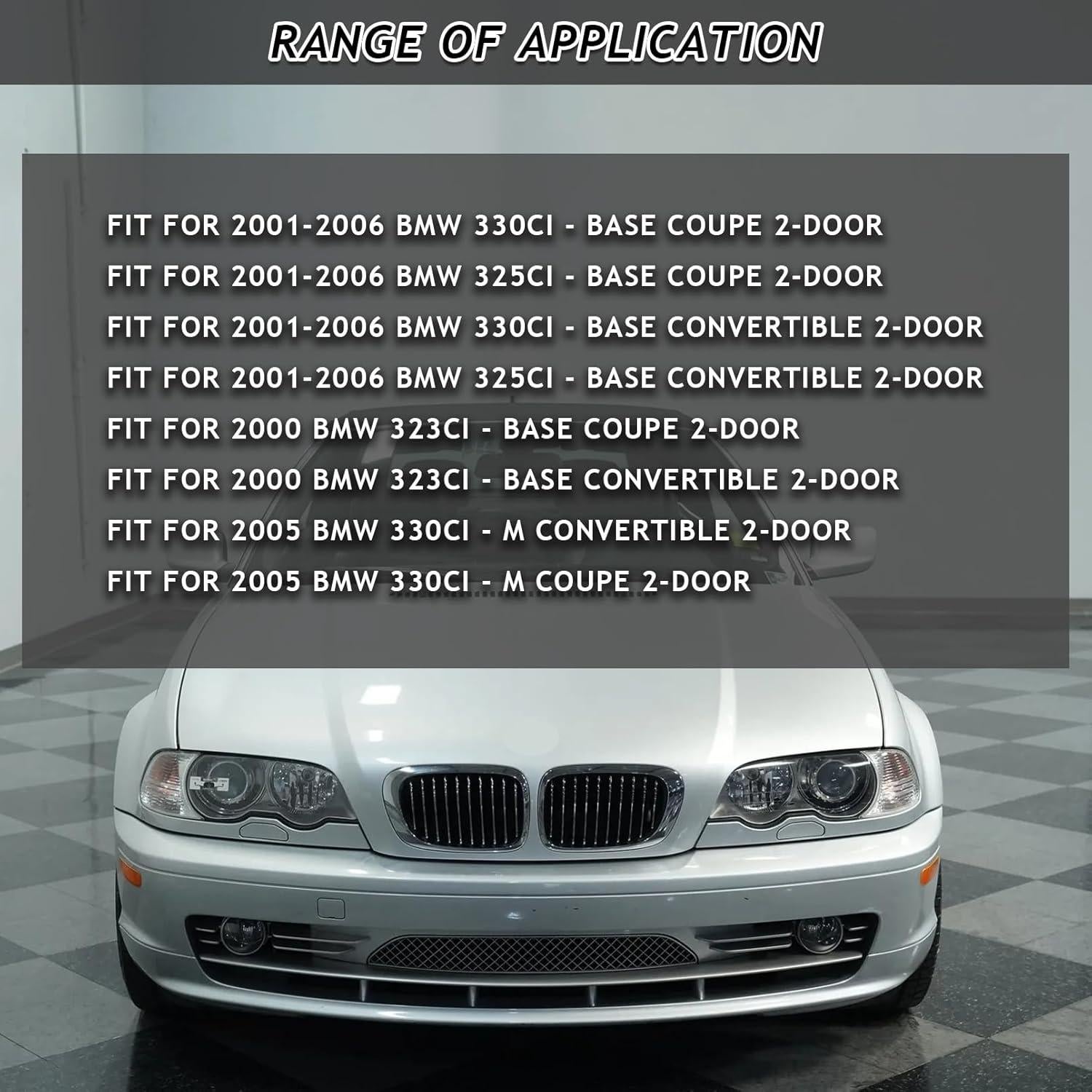 Kit Parachoques Frontal Bewild Estilo M-Tech BMW E46 2000-2006