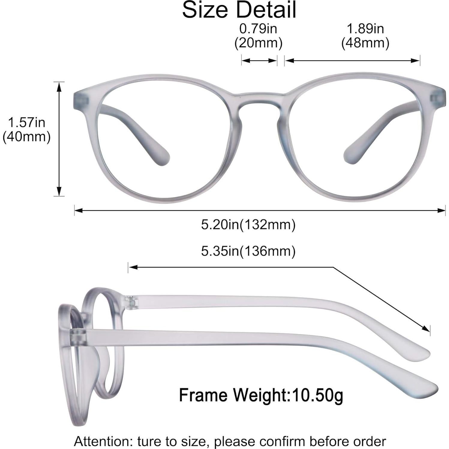 Gafas Bifocales YEIN con Lentes Anti Luz Azul +0.50/+3.00