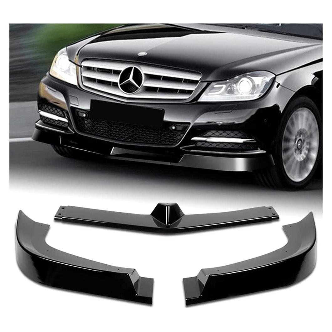 Labio Parachoques Frontal Q1-TECH para Mercedes-Benz W204 2012-2014