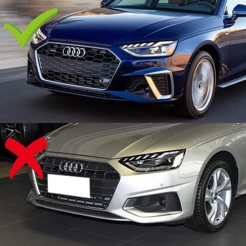 Kit de Parachoques Delantero Audi A4 S4 2020-2022 ABS Negro Mate