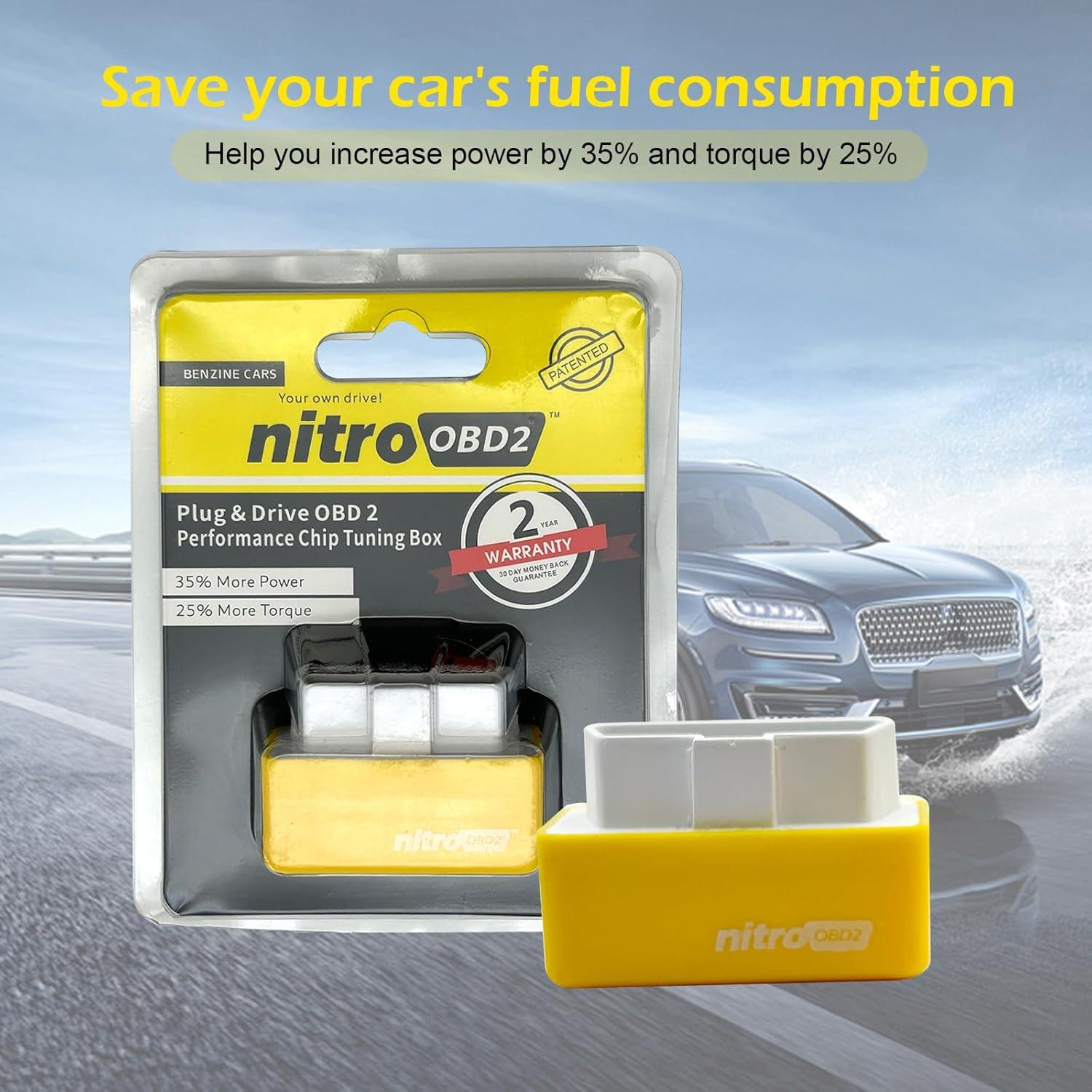 Mejora de Potencia Automotriz Arwrilt 2 PCS OBD-II Amarillo