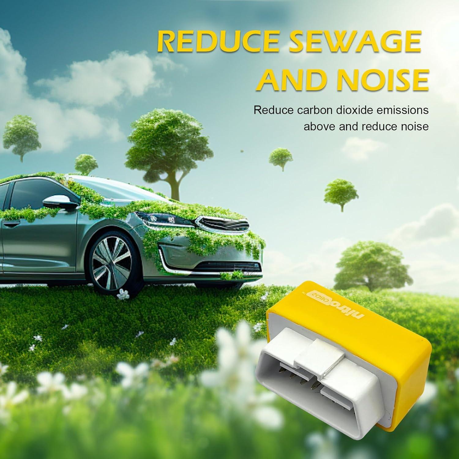 Mejora de Potencia Automotriz Arwrilt 2 PCS OBD-II Amarillo