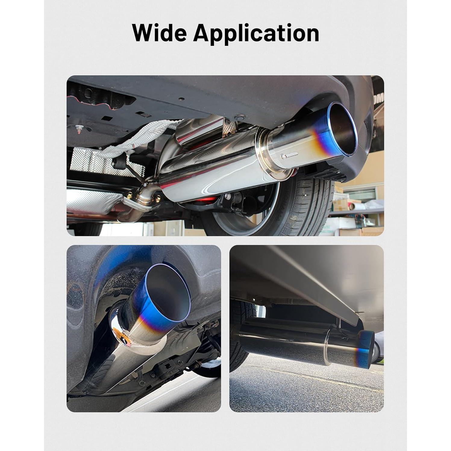 Silenciador de Escape EVIL ENERGY 14.6" Acero Inoxidable Universal