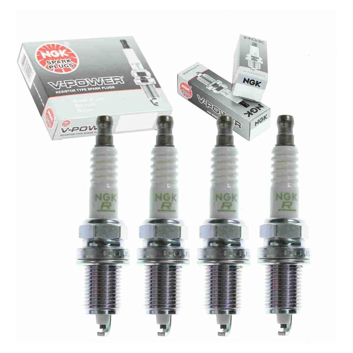 4 Bujías NGK V-Power para Honda Prelude 2.2L 2.3L 1992-2001