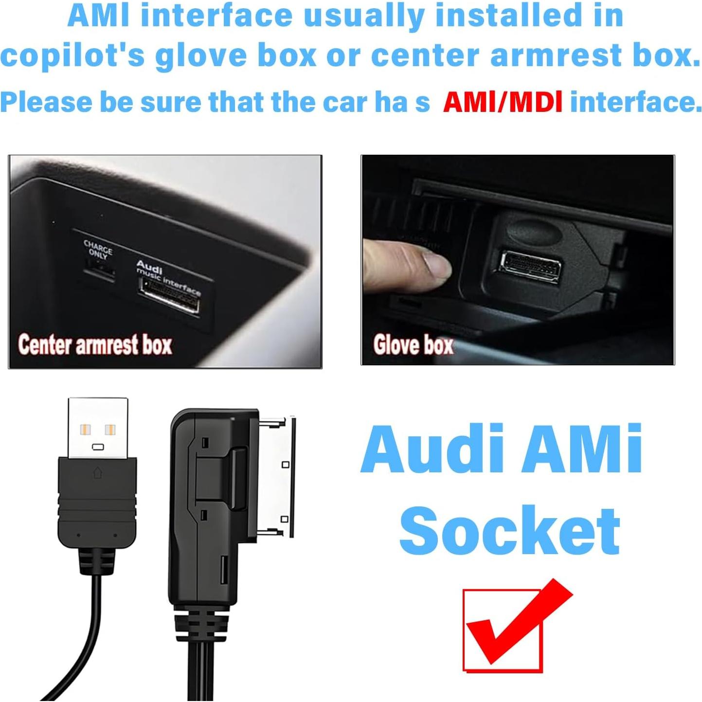 Adaptador Bluetooth 5.0 NEWNEWLIU para Audi MMI 2G 3G 3G+