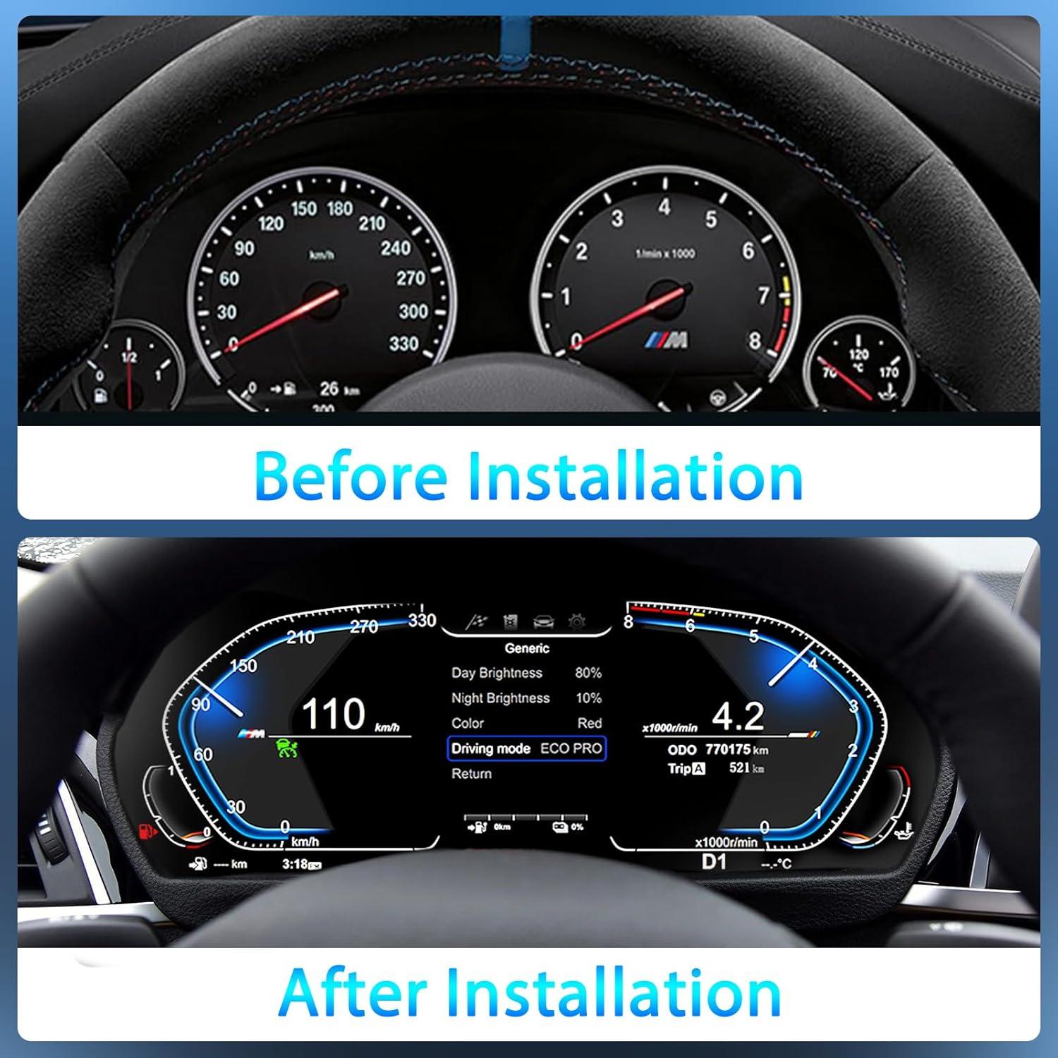 Tablero Digital BMW 5/6/7 Serie 2009-2017 12.3" LCD