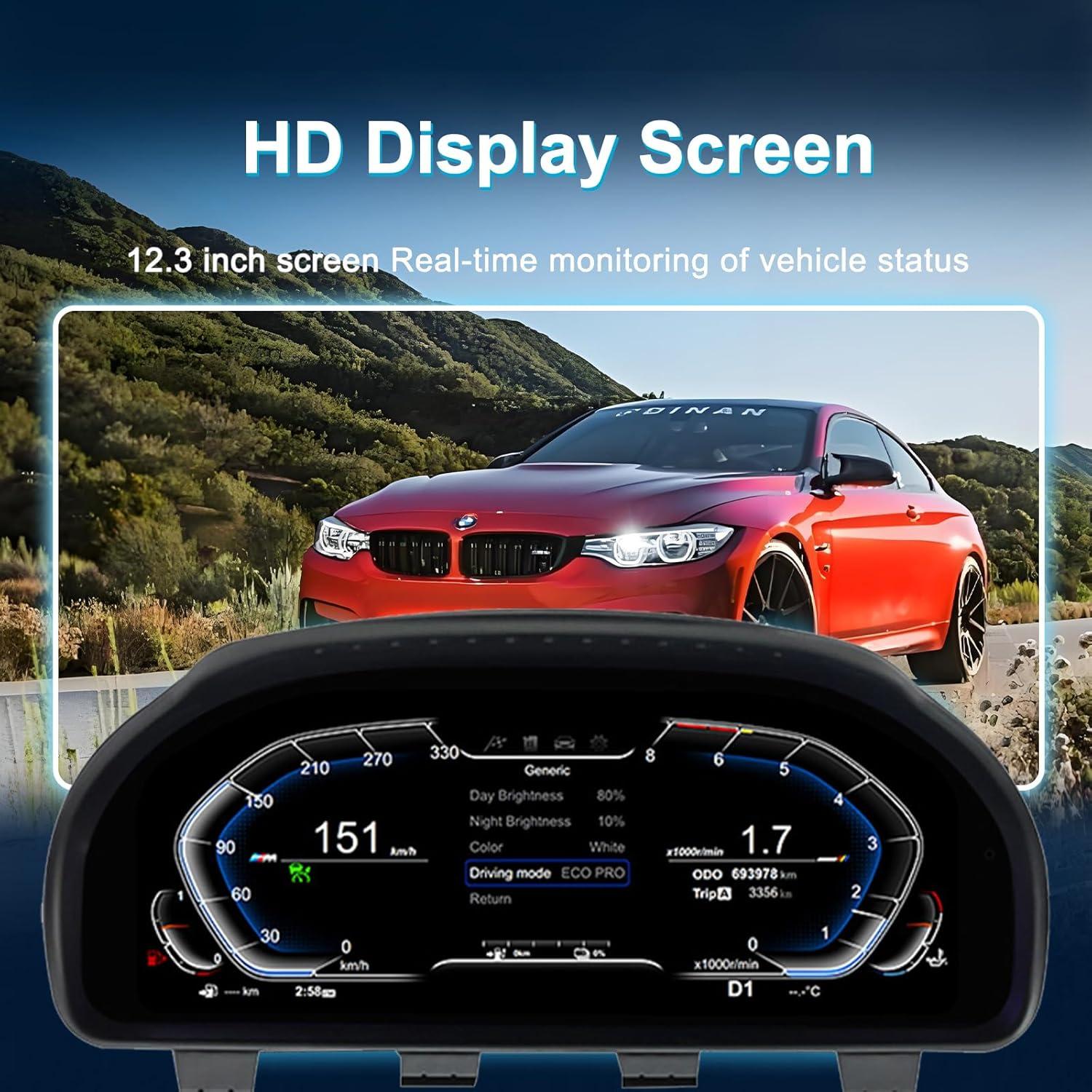 Tablero Digital BMW 5/6/7 Serie 2009-2017 12.3" LCD