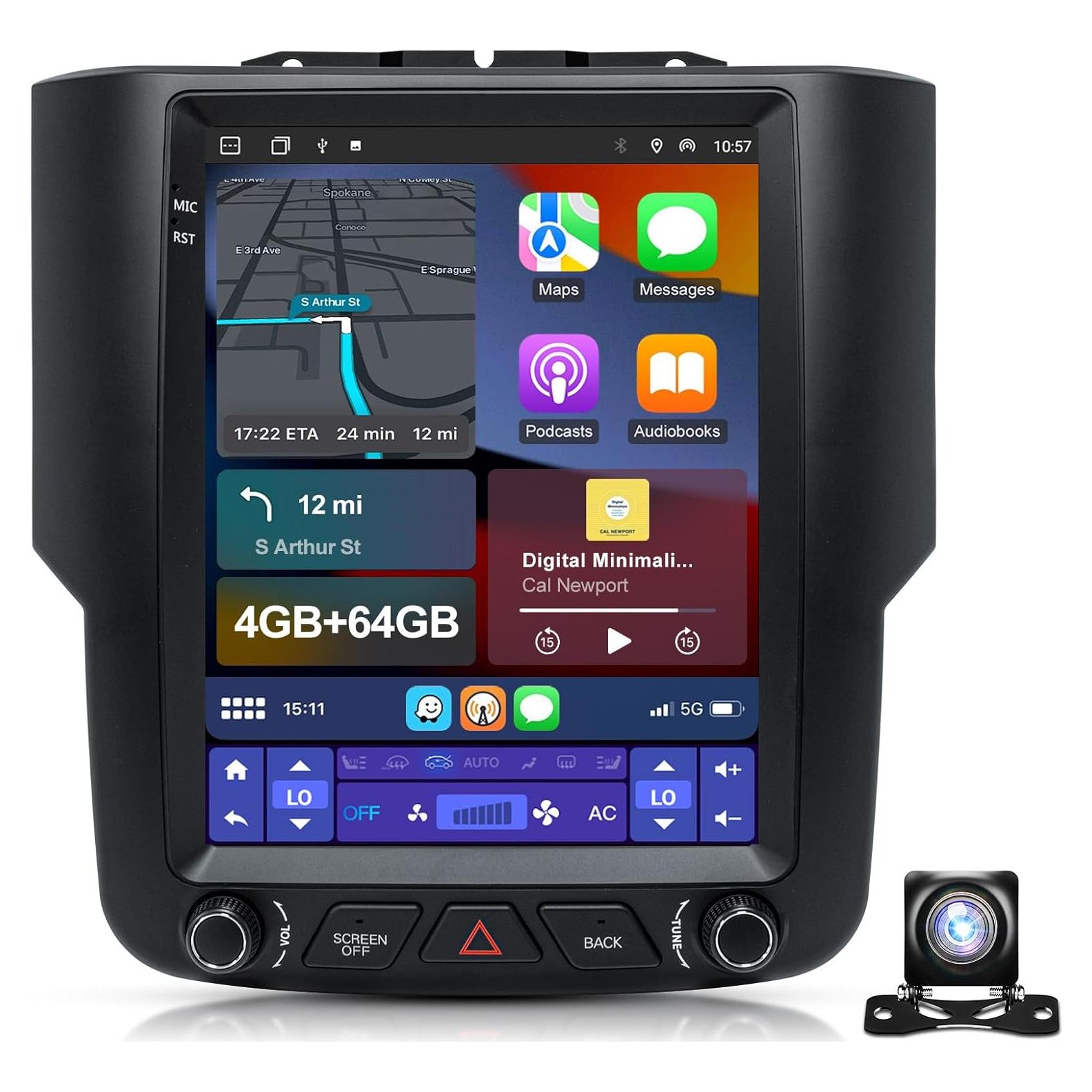 Radio de Coche Sonicube 9.7" Android 13 para Dodge Ram 2013-2018