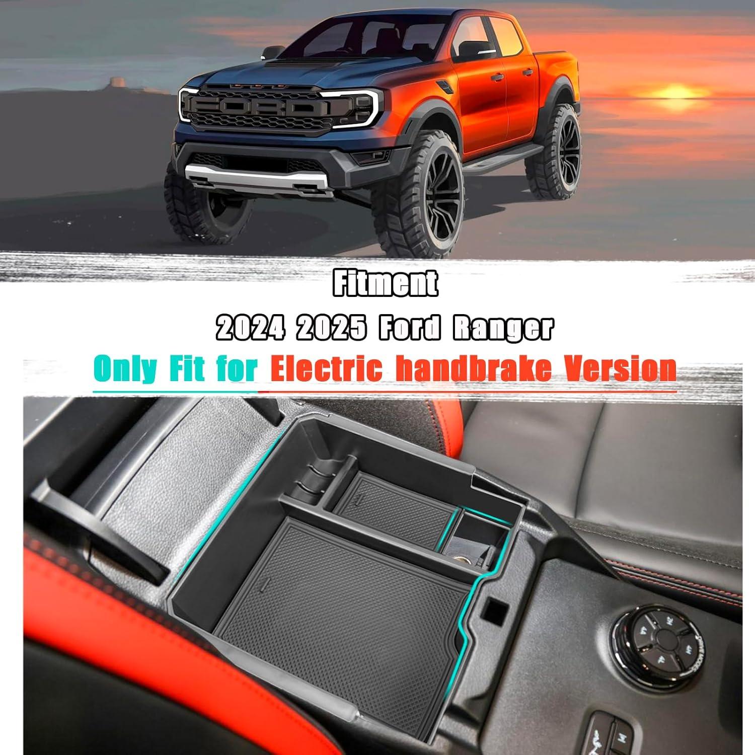 Bandeja Organizadora de Consola Central Neepiar para Ford Ranger 2024-2025