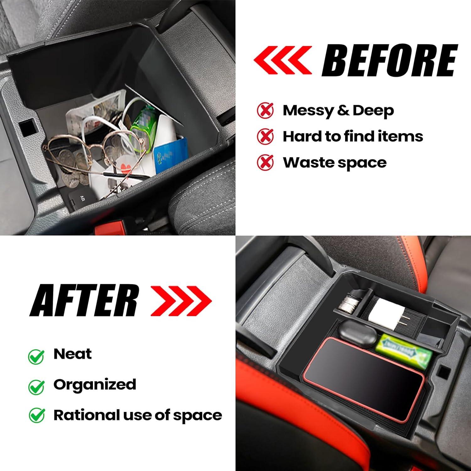 Bandeja Organizadora de Consola Central Neepiar para Ford Ranger 2024-2025