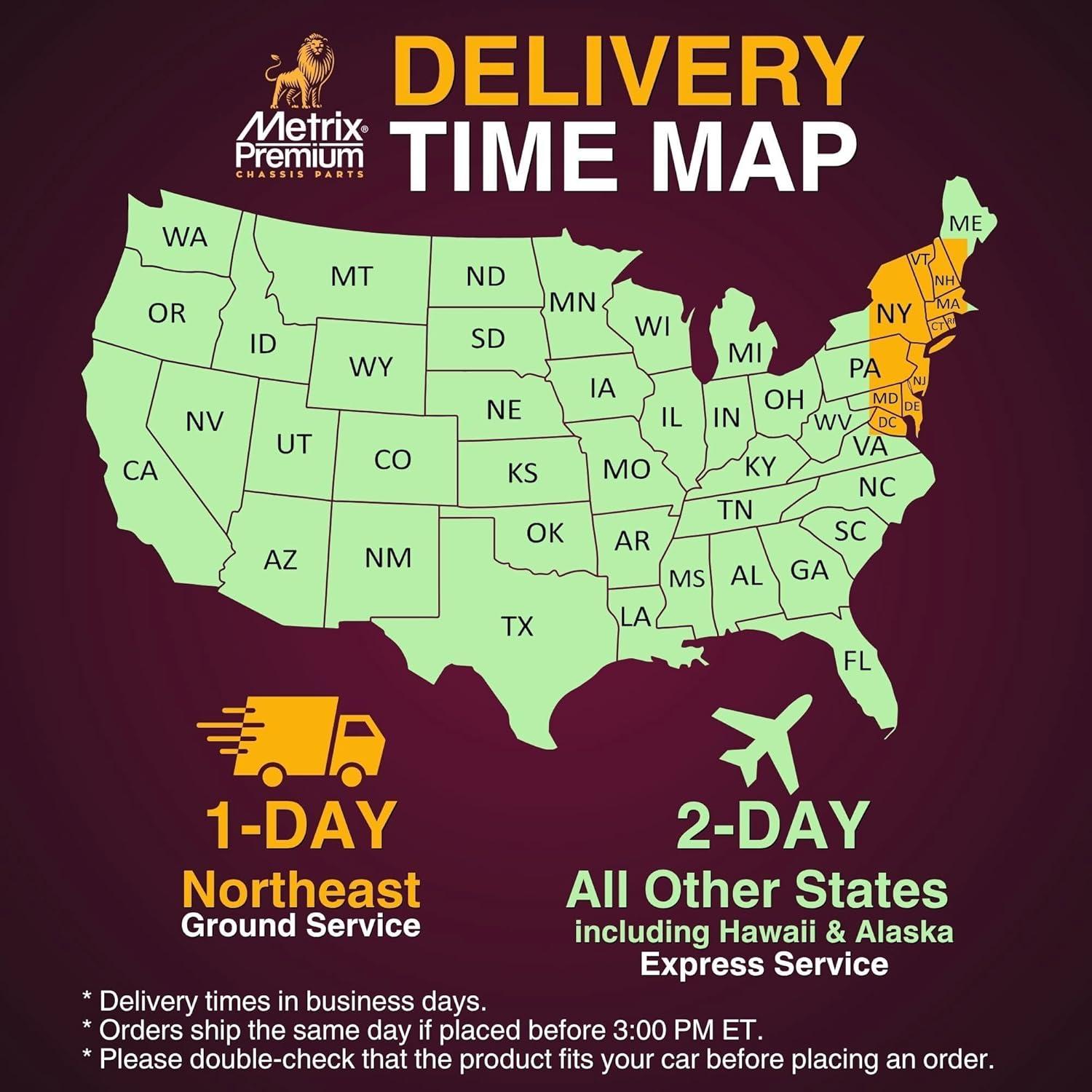 Kit de 2 Extremos de Barra de Dirección Metrix para Mitsubishi