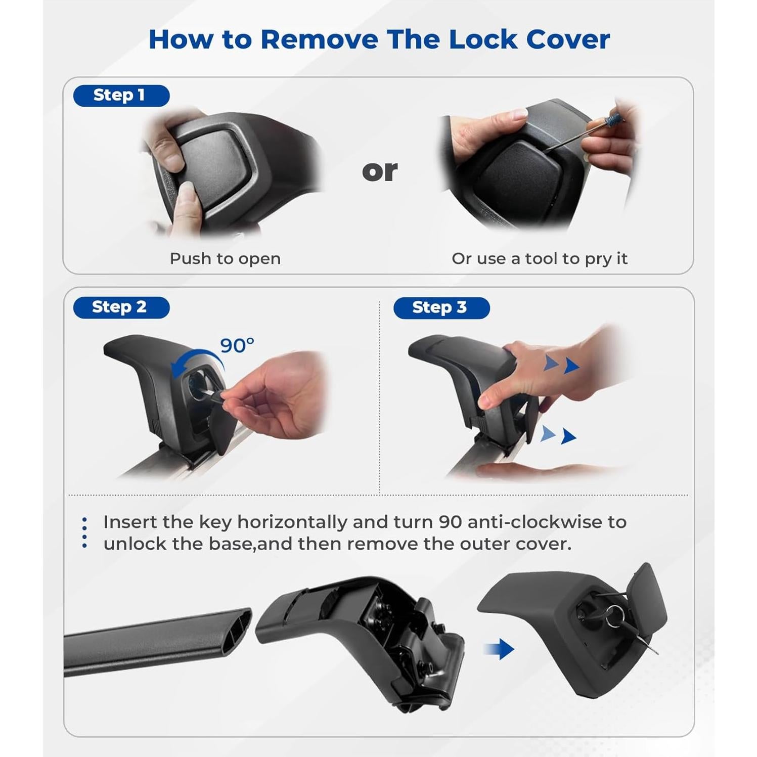 Barras Transversales de Techo SNIXWOO para Audi Q3 2015-2018