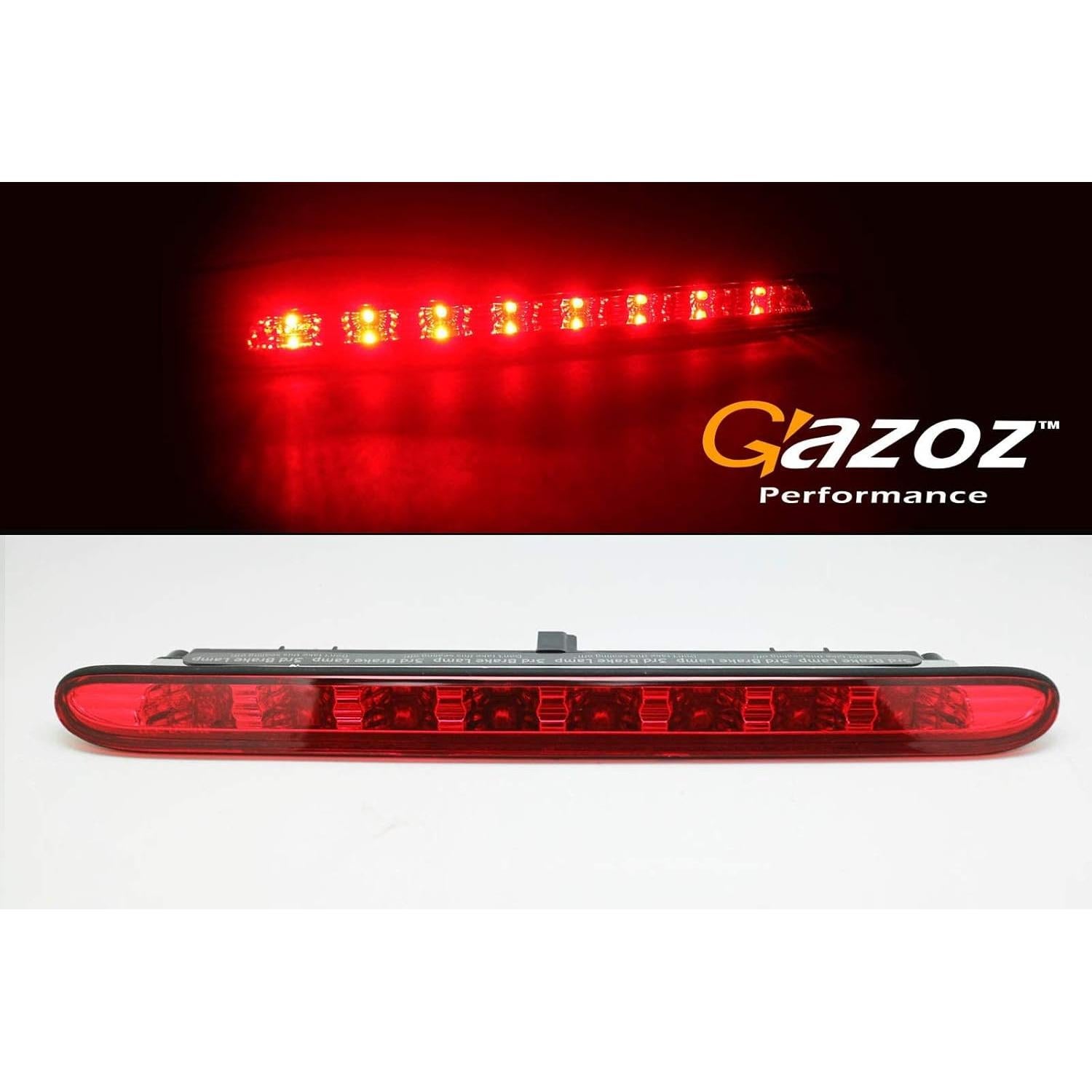 Luz de freno tercera LED roja Gazoz para Peugeot 206cc 2001-2008