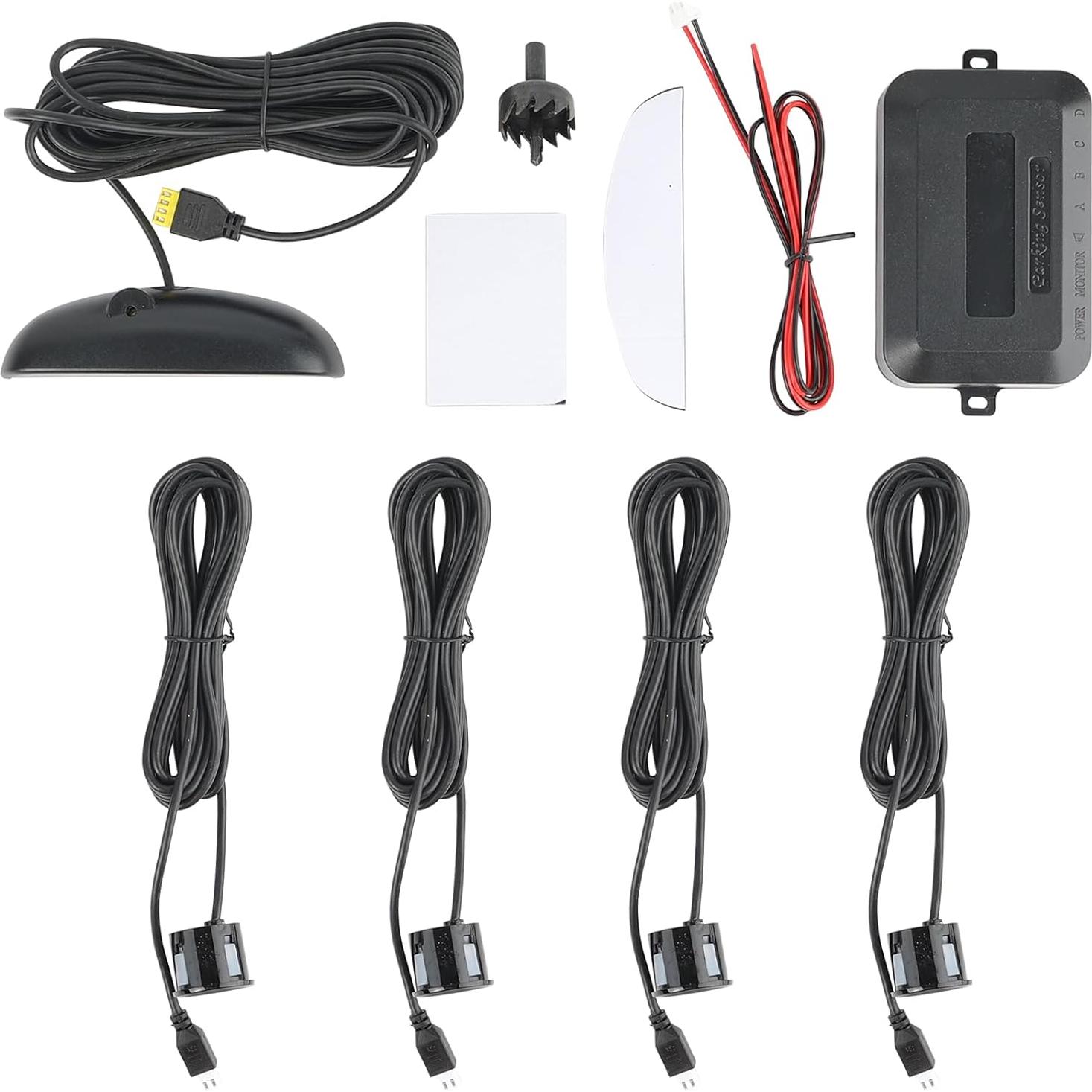 Sistema de Sensores de Estacionamiento AUTOXBERT 4 Sensores LED