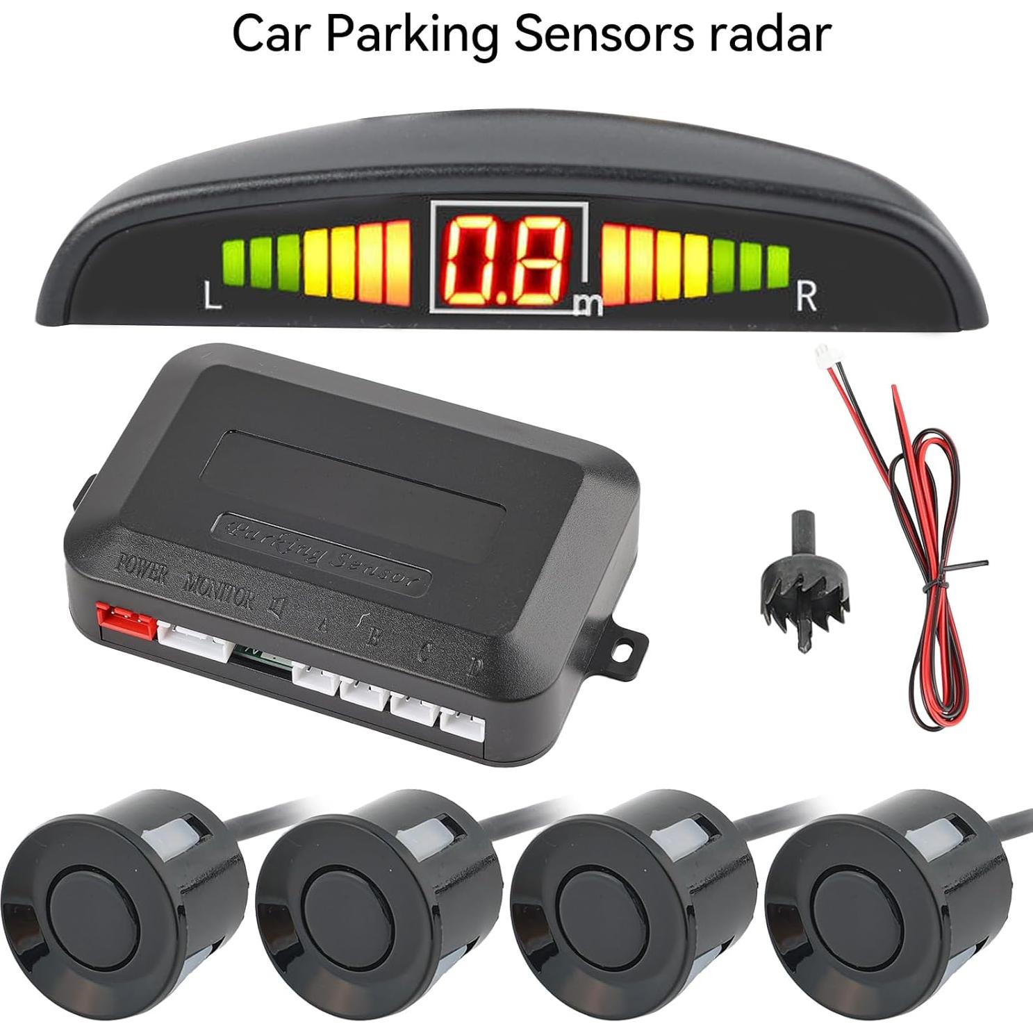 Sistema de Sensores de Estacionamiento AUTOXBERT 4 Sensores LED