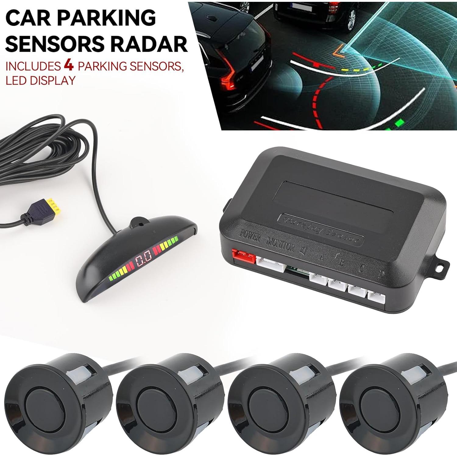 Sistema de Sensores de Estacionamiento AUTOXBERT 4 Sensores LED