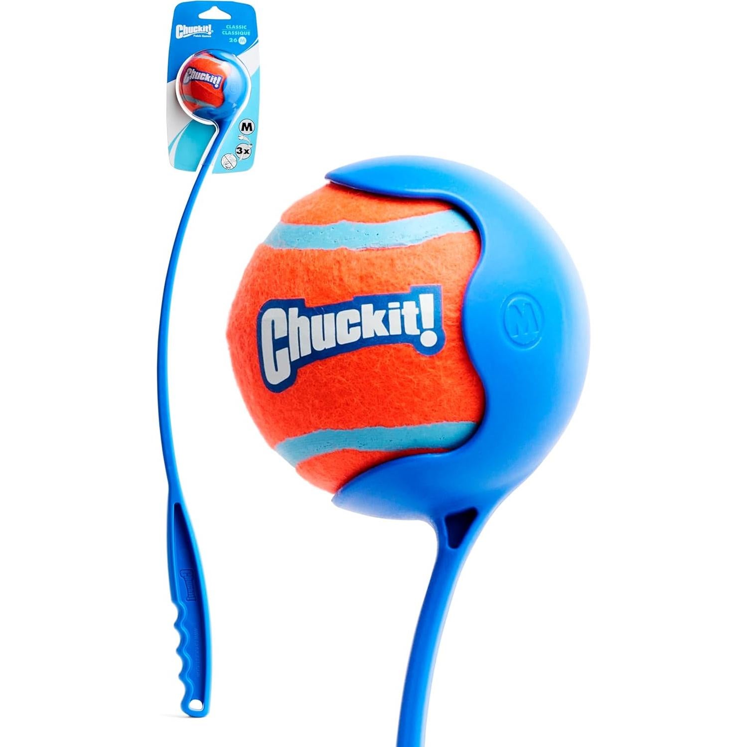 Chuckit! Lanzador de Pelotas Clásico 66 cm para Perros Medianos