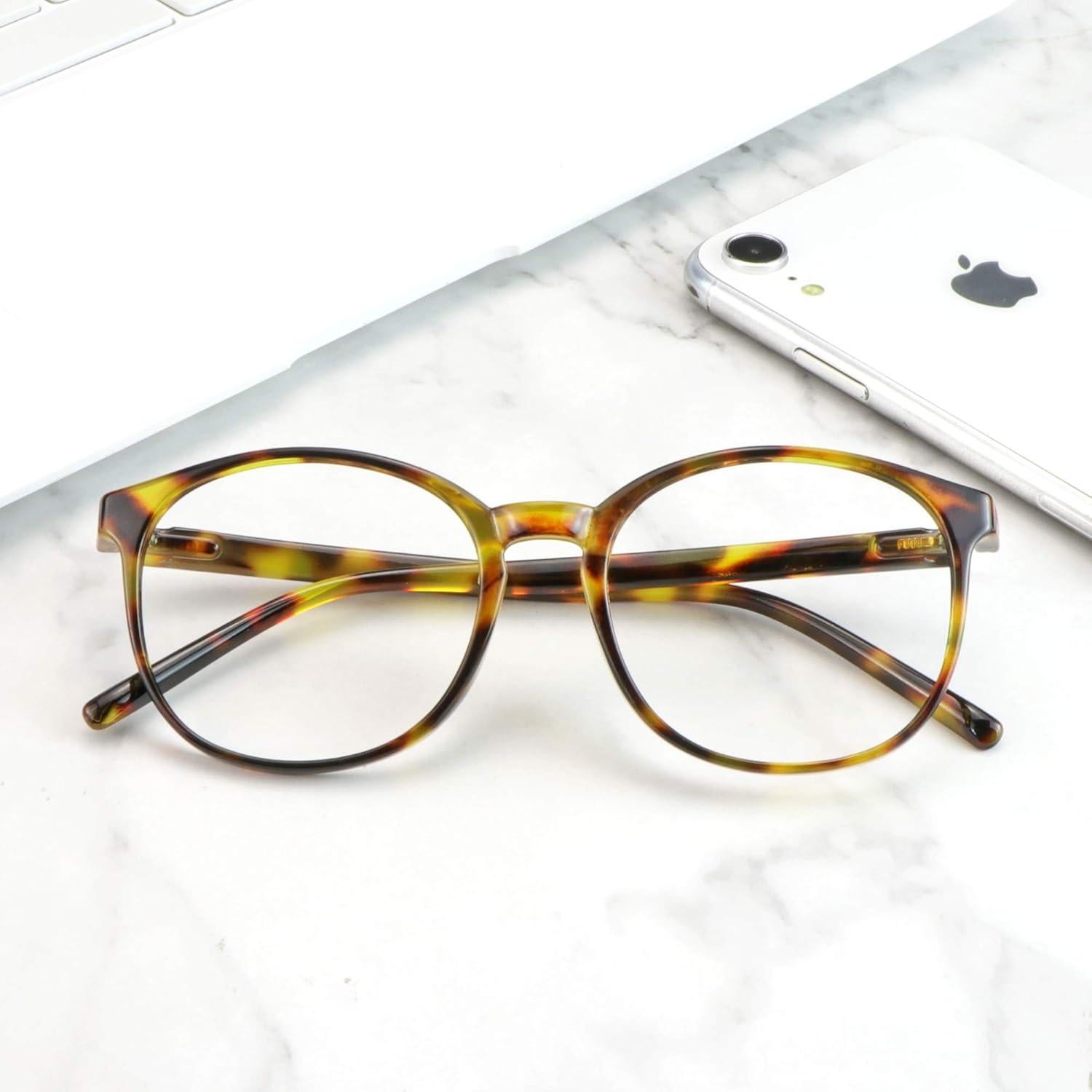 LifeArt Blue Light Blocking Glasses, Anti Eyestrain, Computer Reading Glasses,TV Glasses for Women Men