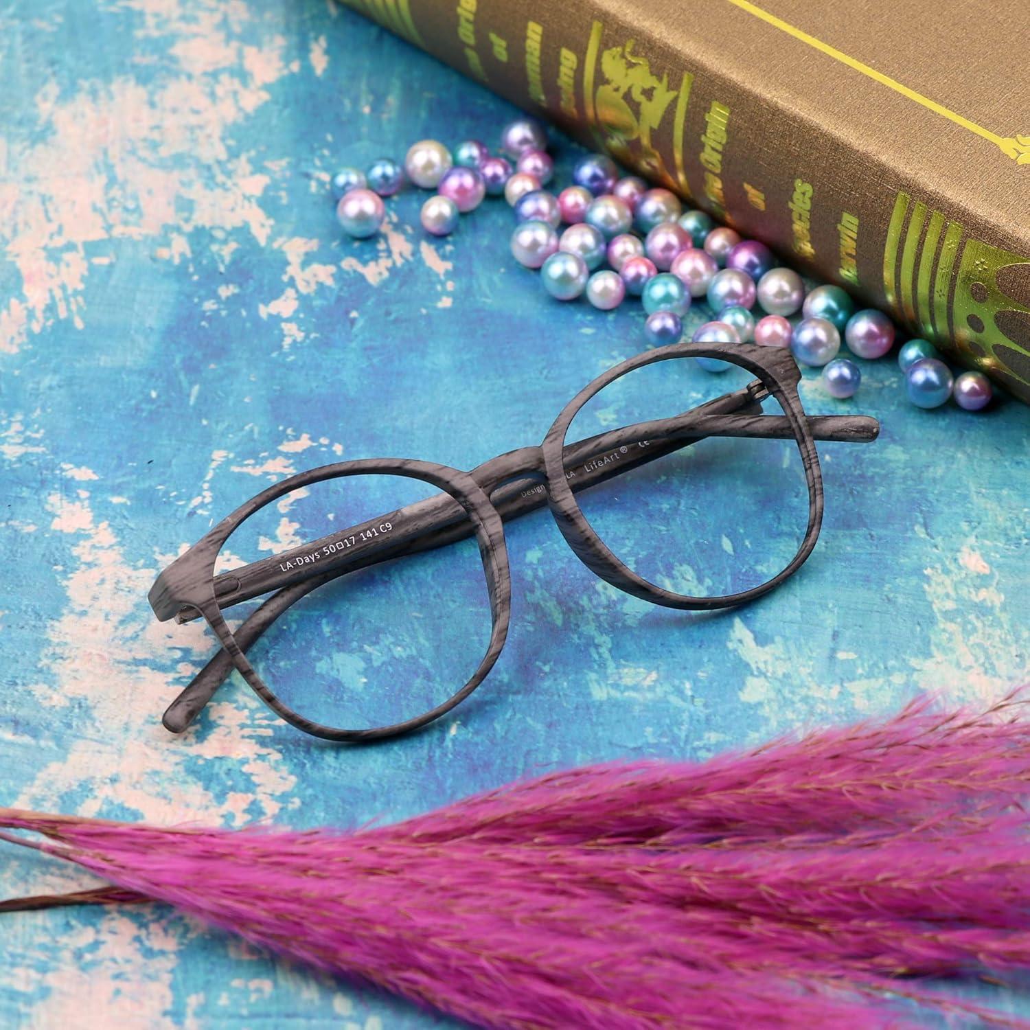 LifeArt Blue Light Blocking Glasses, Anti Eyestrain, Computer Reading Glasses,TV Glasses for Women Men