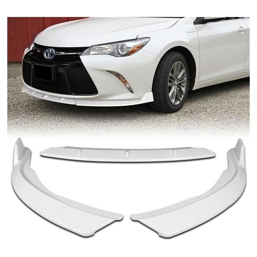 Kit de Parachoques Delantero Toyota Camry 2015-2017 - 3 Piezas ABS Blanco