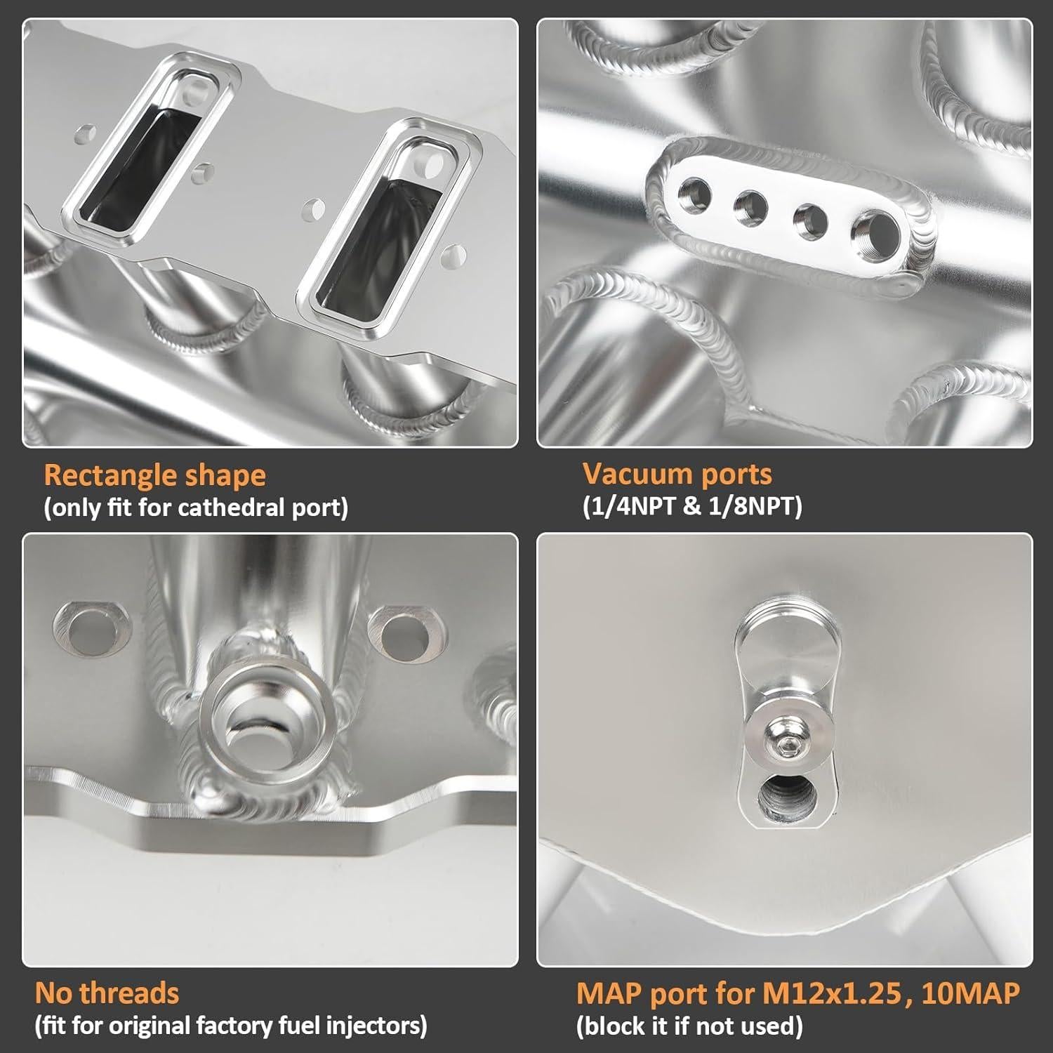 Colector de Admisión Htostar Racing 102mm para LS1 LS2 LS6