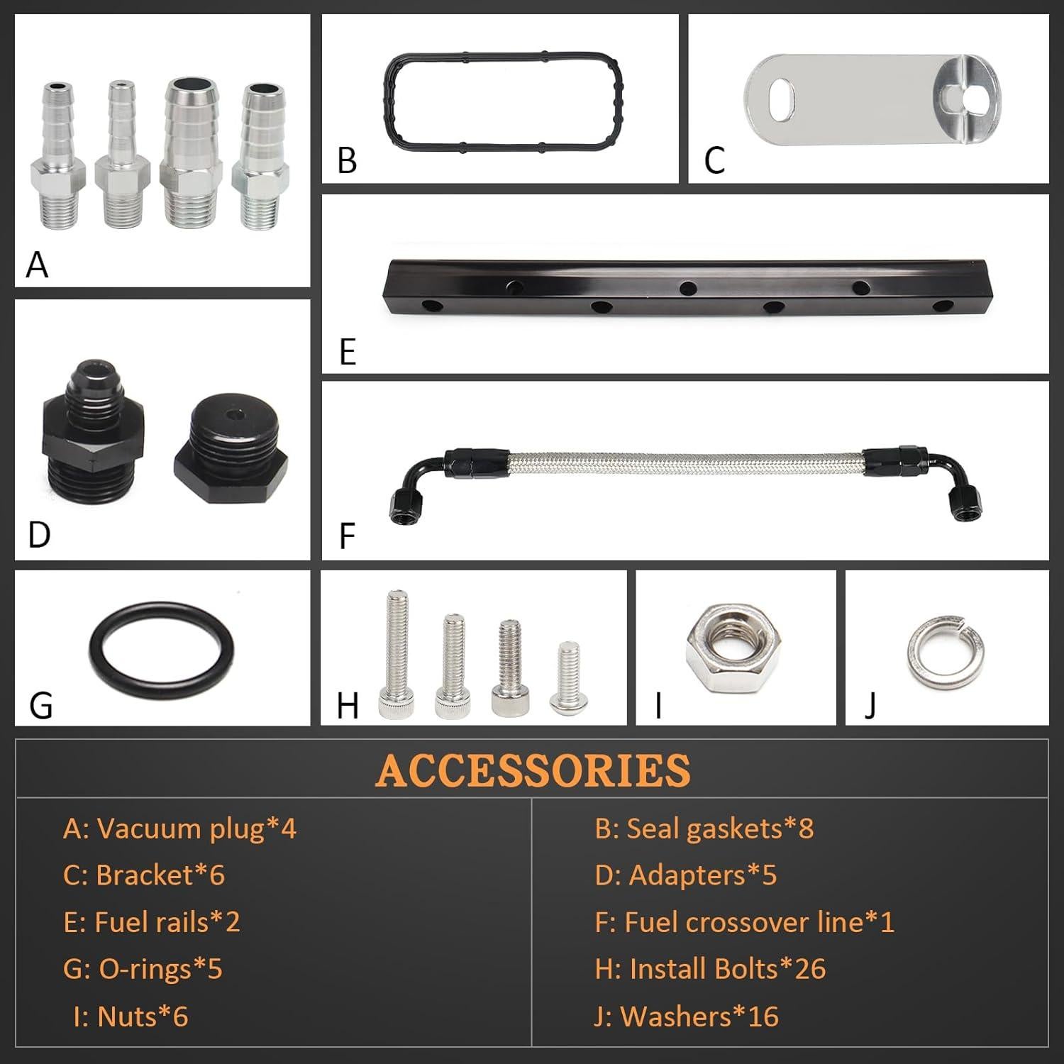 Colector de Admisión Htostar Racing 102mm para LS1 LS2 LS6
