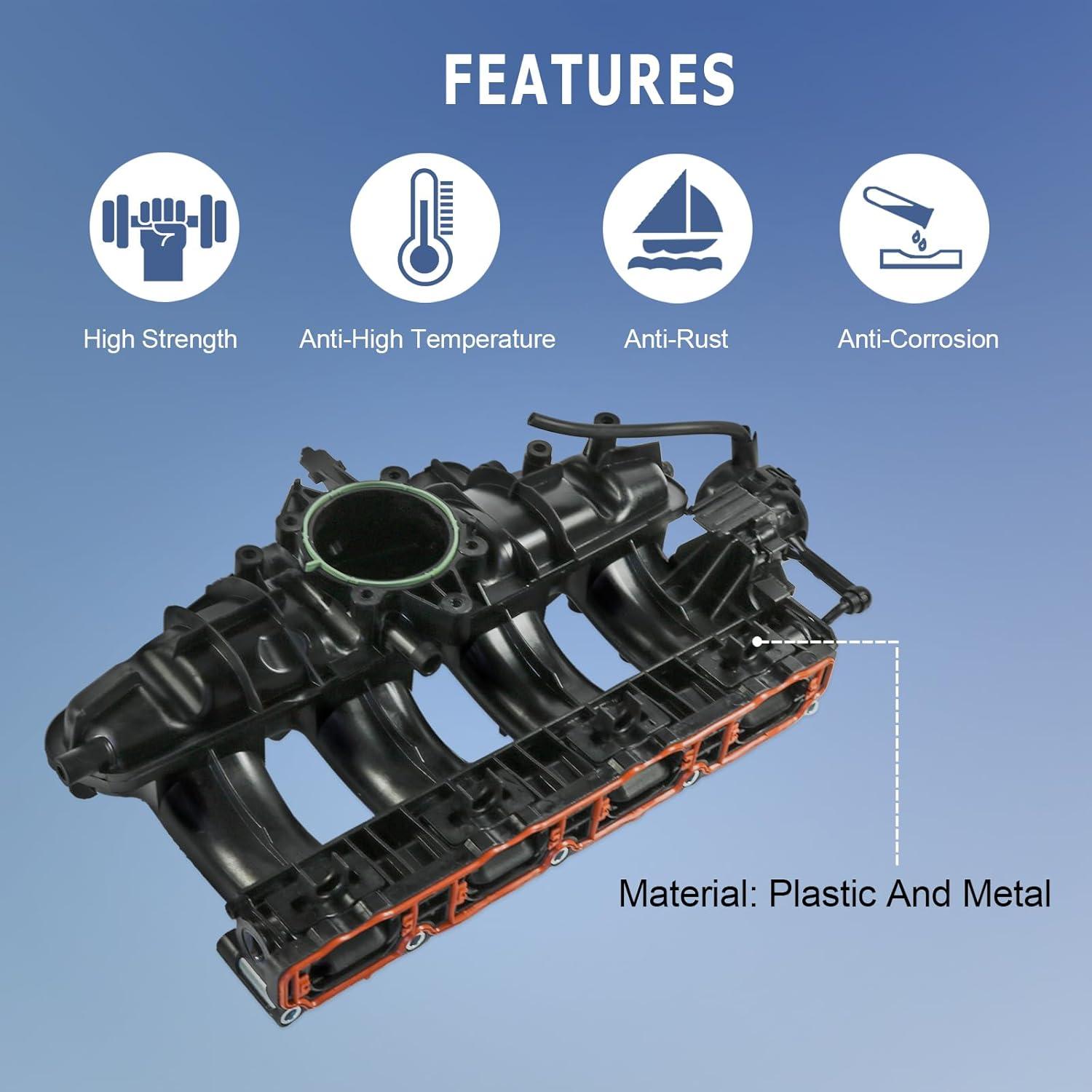 Colector de Admisión BUSIDN 06J133201BH para VW y Audi 2.0L