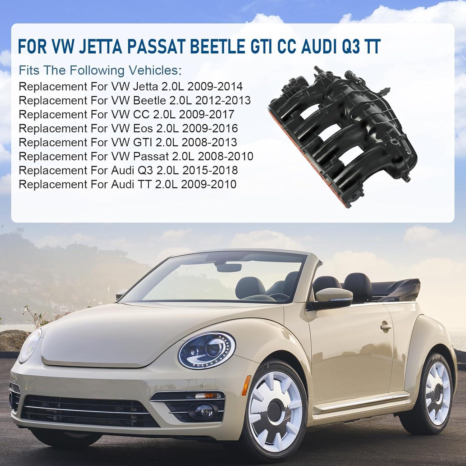 Colector de Admisión BUSIDN 06J133201BH para VW y Audi 2.0L