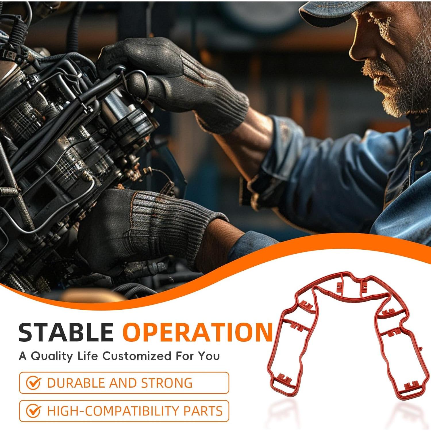 Junta de Colector de Admisión GoaMotors 06F129717D Compatible Audi/VW