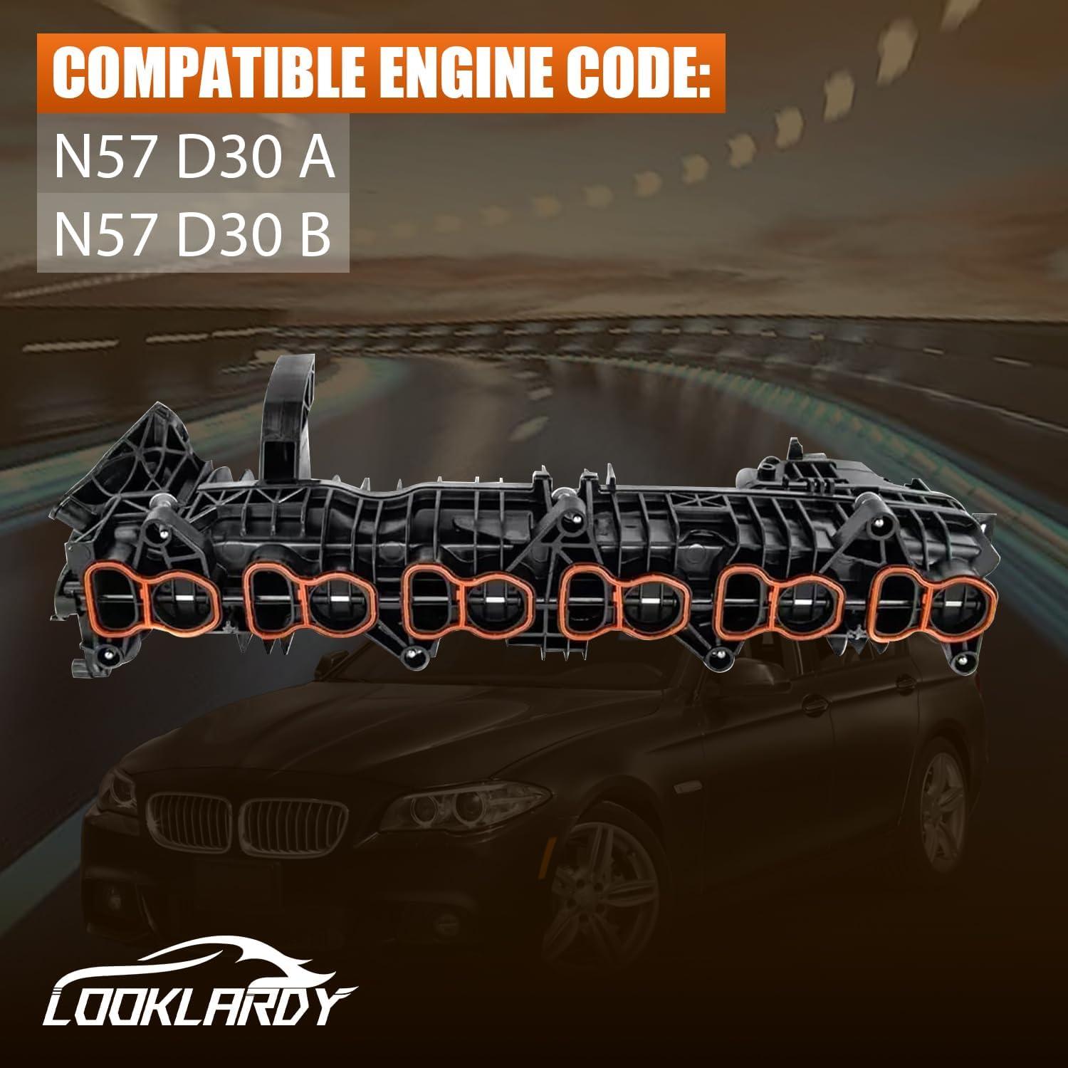 Colector de Admisión Looklardy 11617811909 para BMW X5 2014-2018