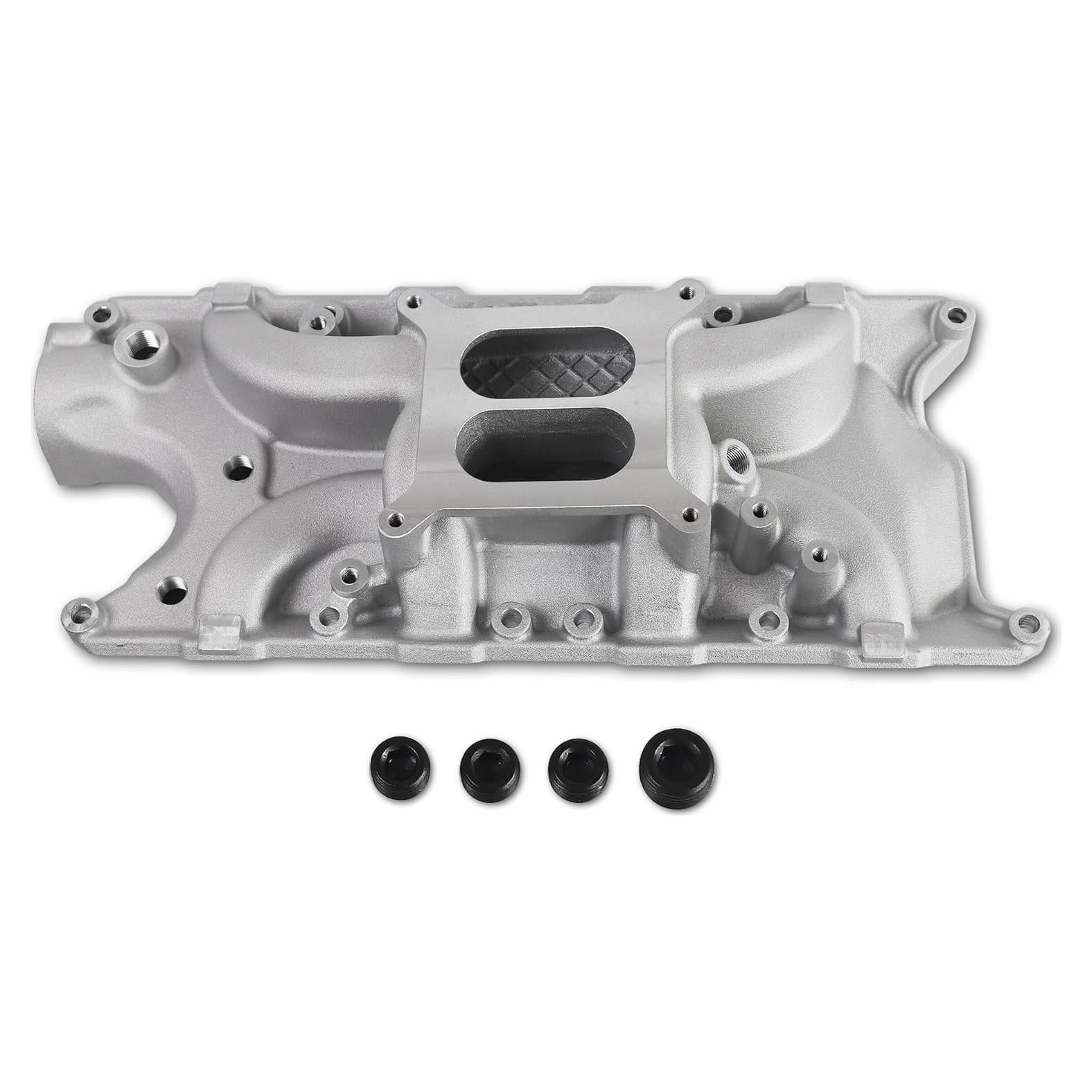 Colector de Admisión Aluminio JGhyperX Doble Plano 260 289 302 V8