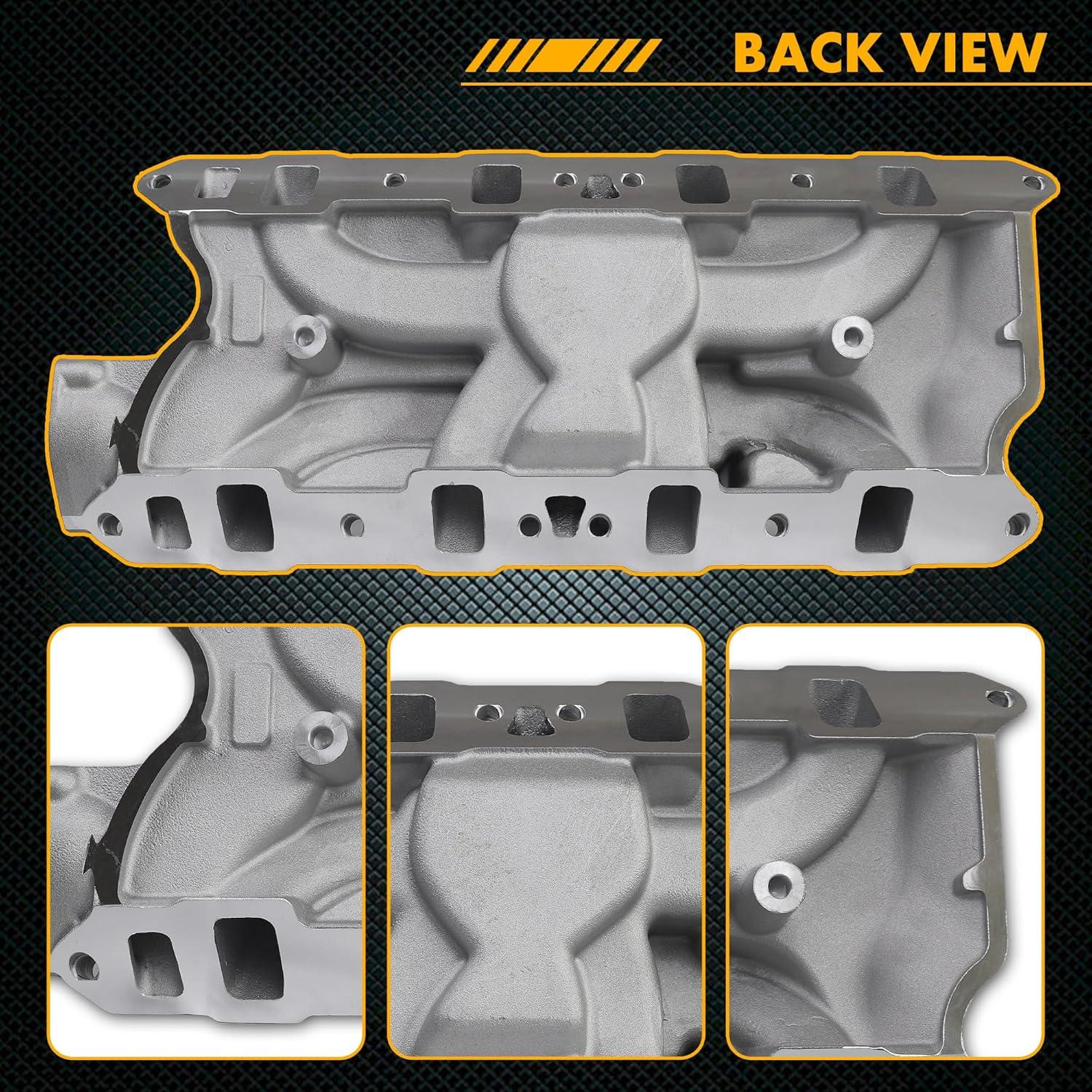 Colector de Admisión Aluminio JGhyperX Doble Plano 260 289 302 V8