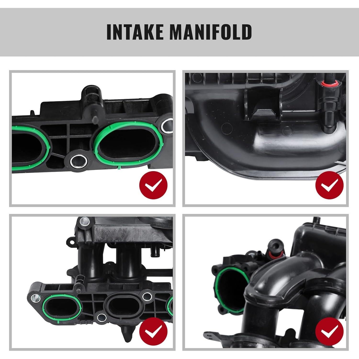 Ensamble Colector de Admisión Topaz 615-465 Compatible Ford Fiesta 1.6L 2011-2014