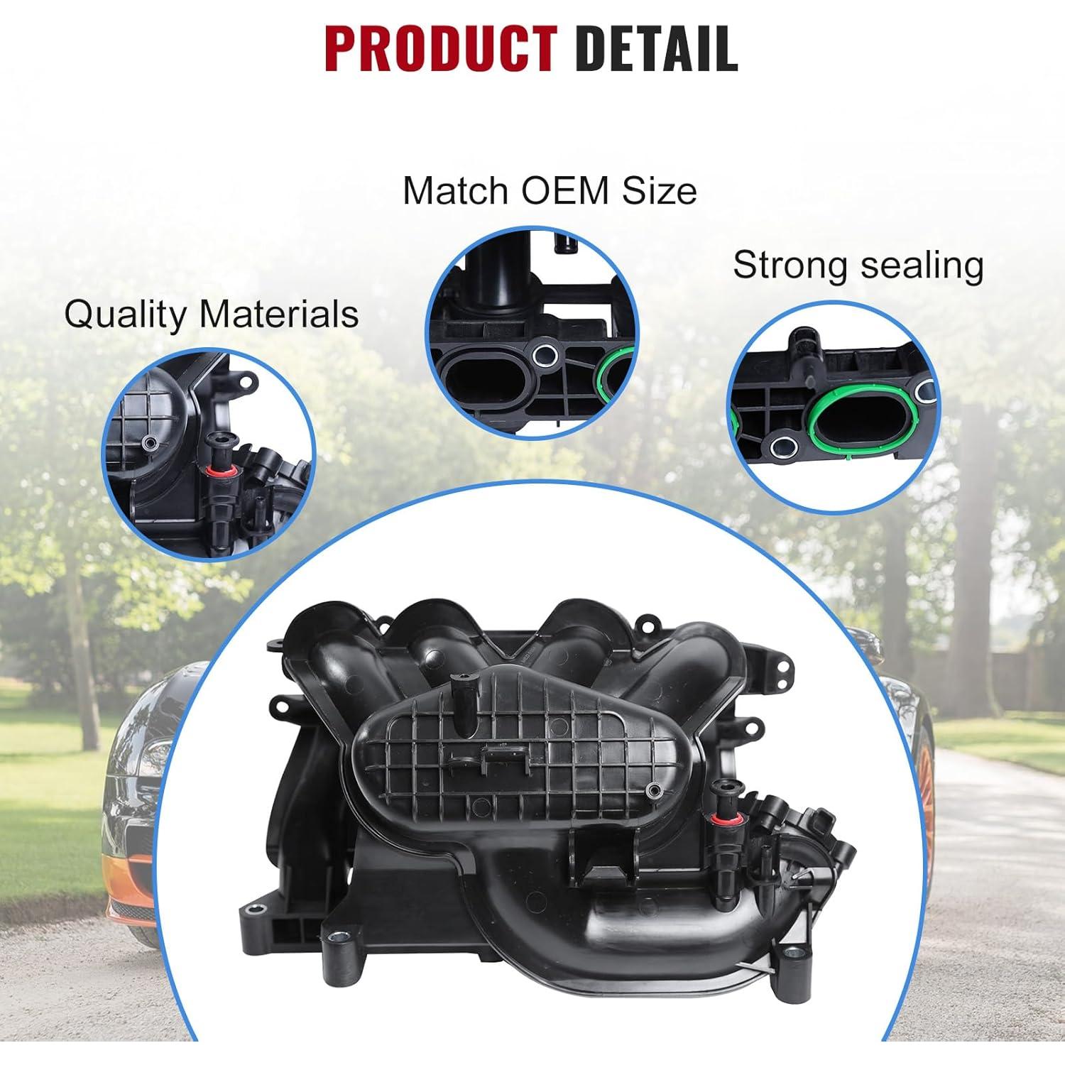 Ensamble Colector de Admisión Topaz 615-465 Compatible Ford Fiesta 1.6L 2011-2014