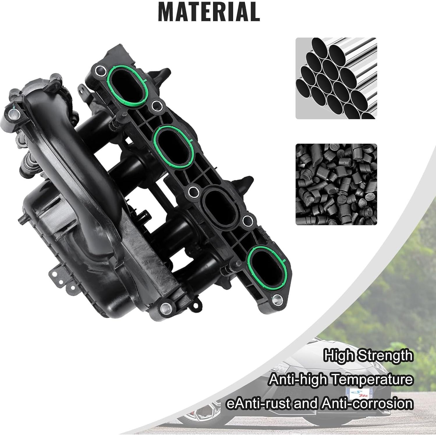 Ensamble Colector de Admisión Topaz 615-465 Compatible Ford Fiesta 1.6L 2011-2014